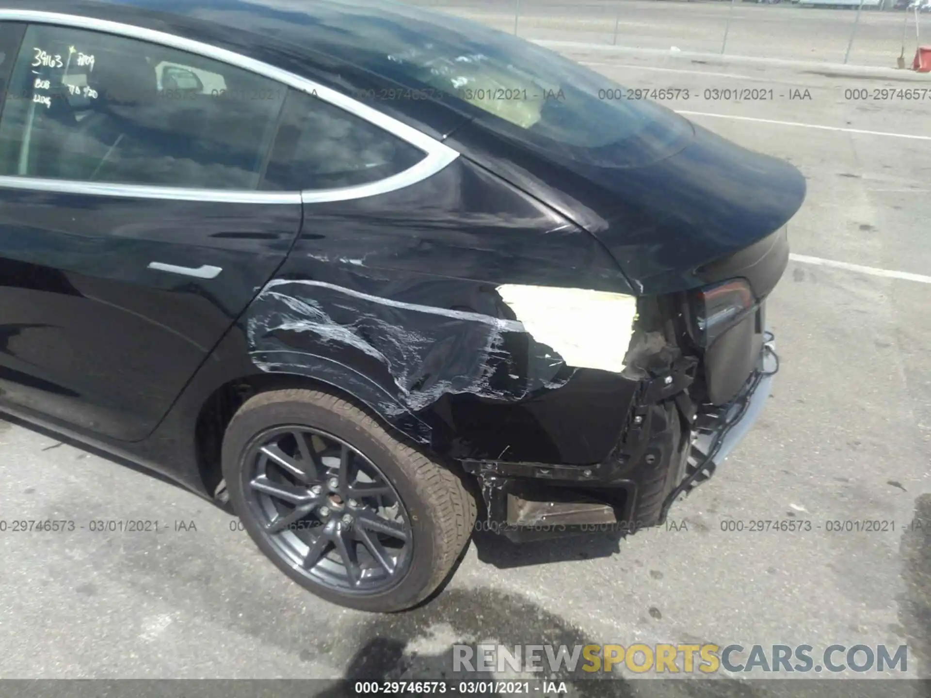 6 Photograph of a damaged car 5YJ3E1EA2KF361773 TESLA MODEL 3 2019