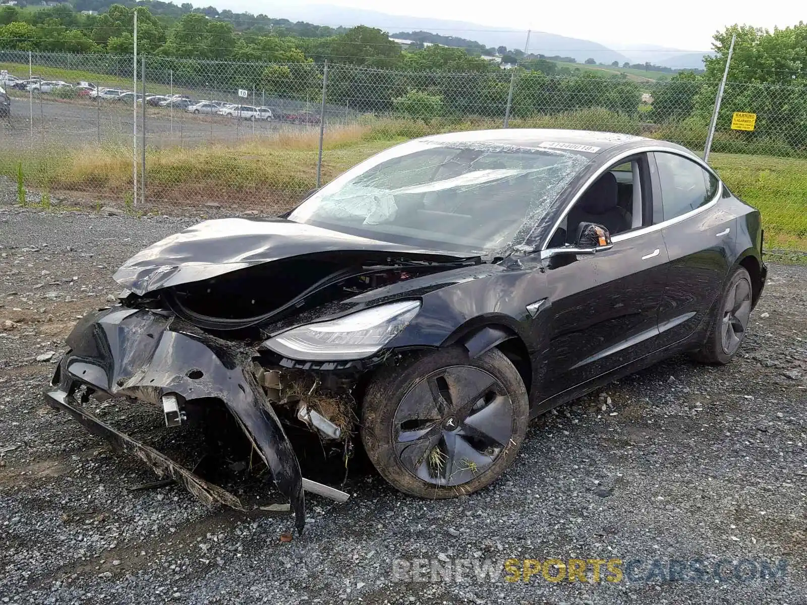 2 Фотография поврежденного автомобиля 5YJ3E1EA2KF394806 TESLA MODEL 3 2019