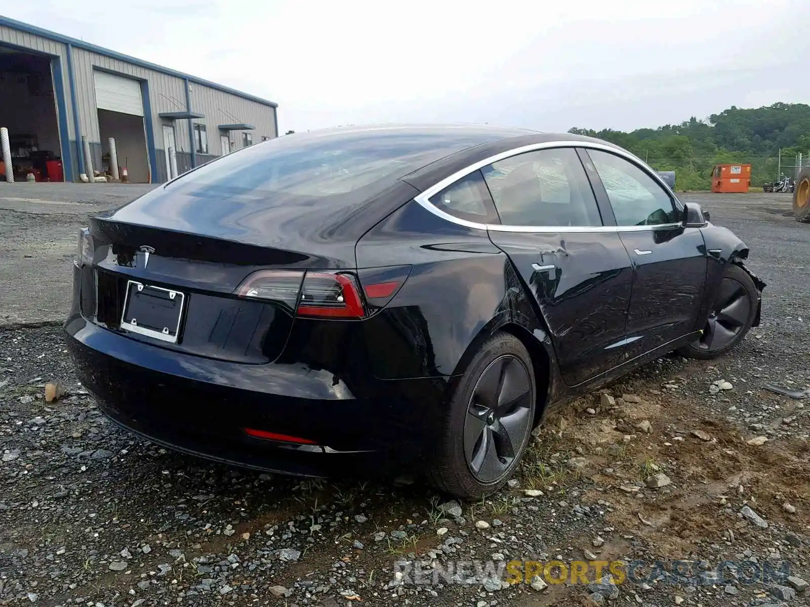 4 Photograph of a damaged car 5YJ3E1EA2KF394806 TESLA MODEL 3 2019