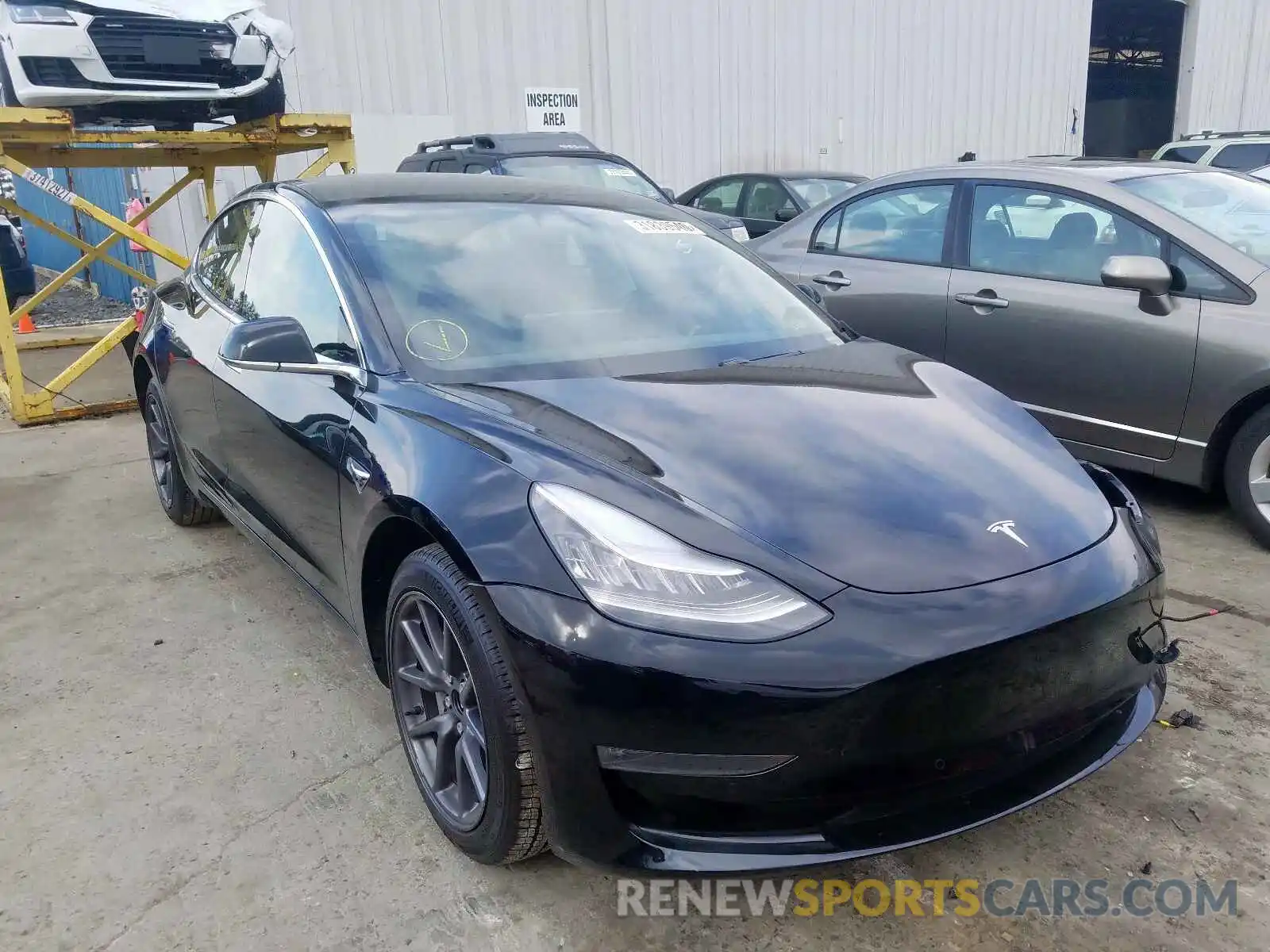 1 Photograph of a damaged car 5YJ3E1EA2KF395339 TESLA MODEL 3 2019