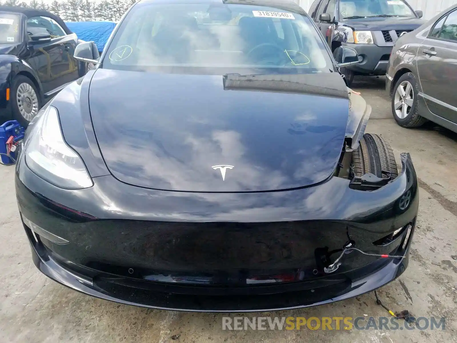 7 Photograph of a damaged car 5YJ3E1EA2KF395339 TESLA MODEL 3 2019