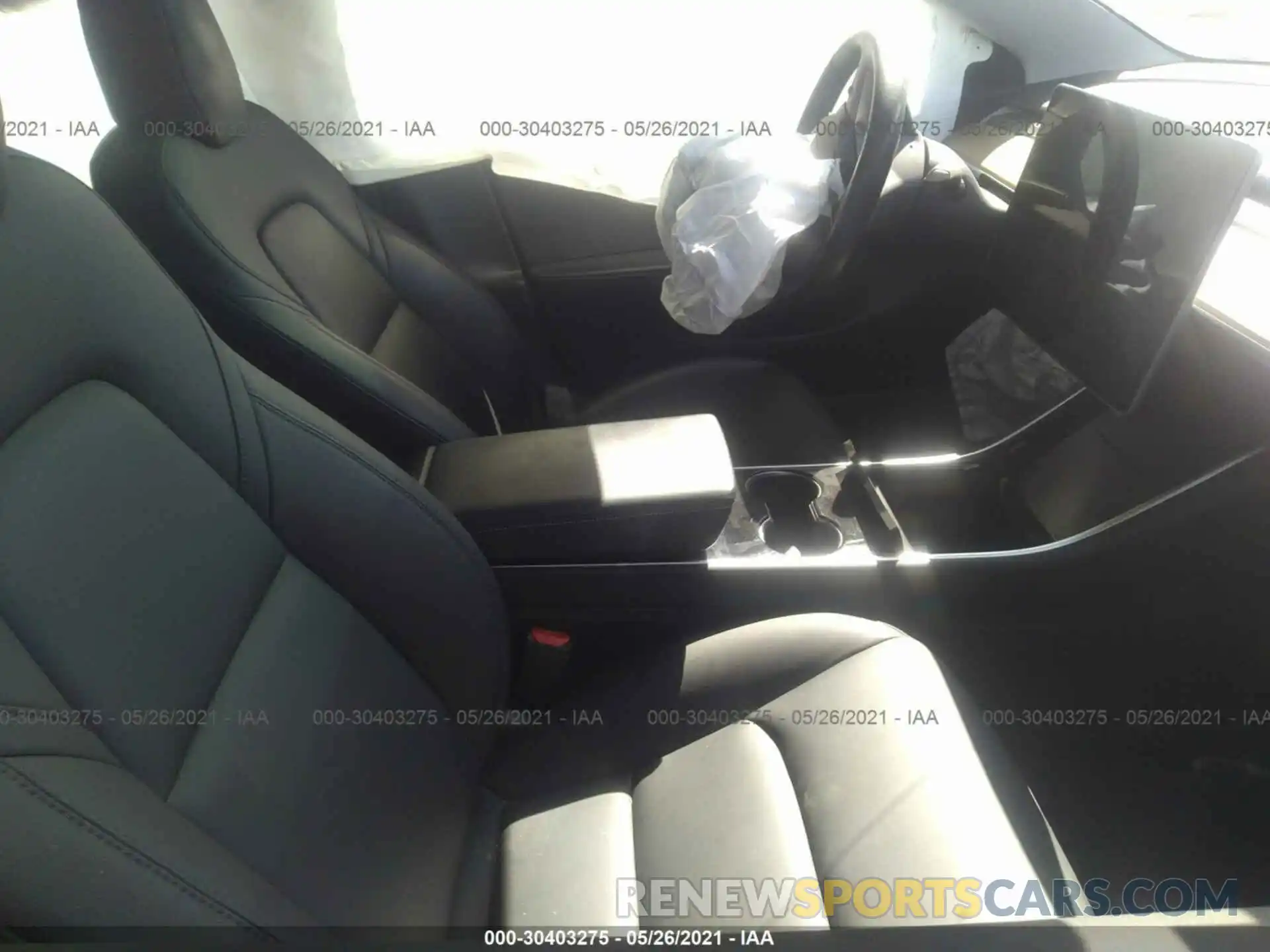 5 Photograph of a damaged car 5YJ3E1EA2KF396135 TESLA MODEL 3 2019