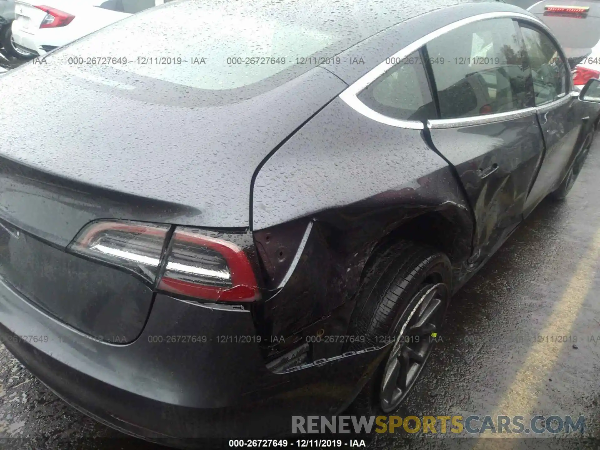 6 Photograph of a damaged car 5YJ3E1EA2KF396295 TESLA MODEL 3 2019