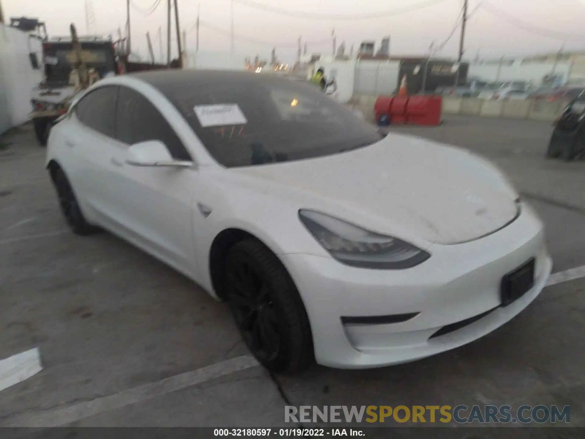 1 Photograph of a damaged car 5YJ3E1EA2KF396989 TESLA MODEL 3 2019