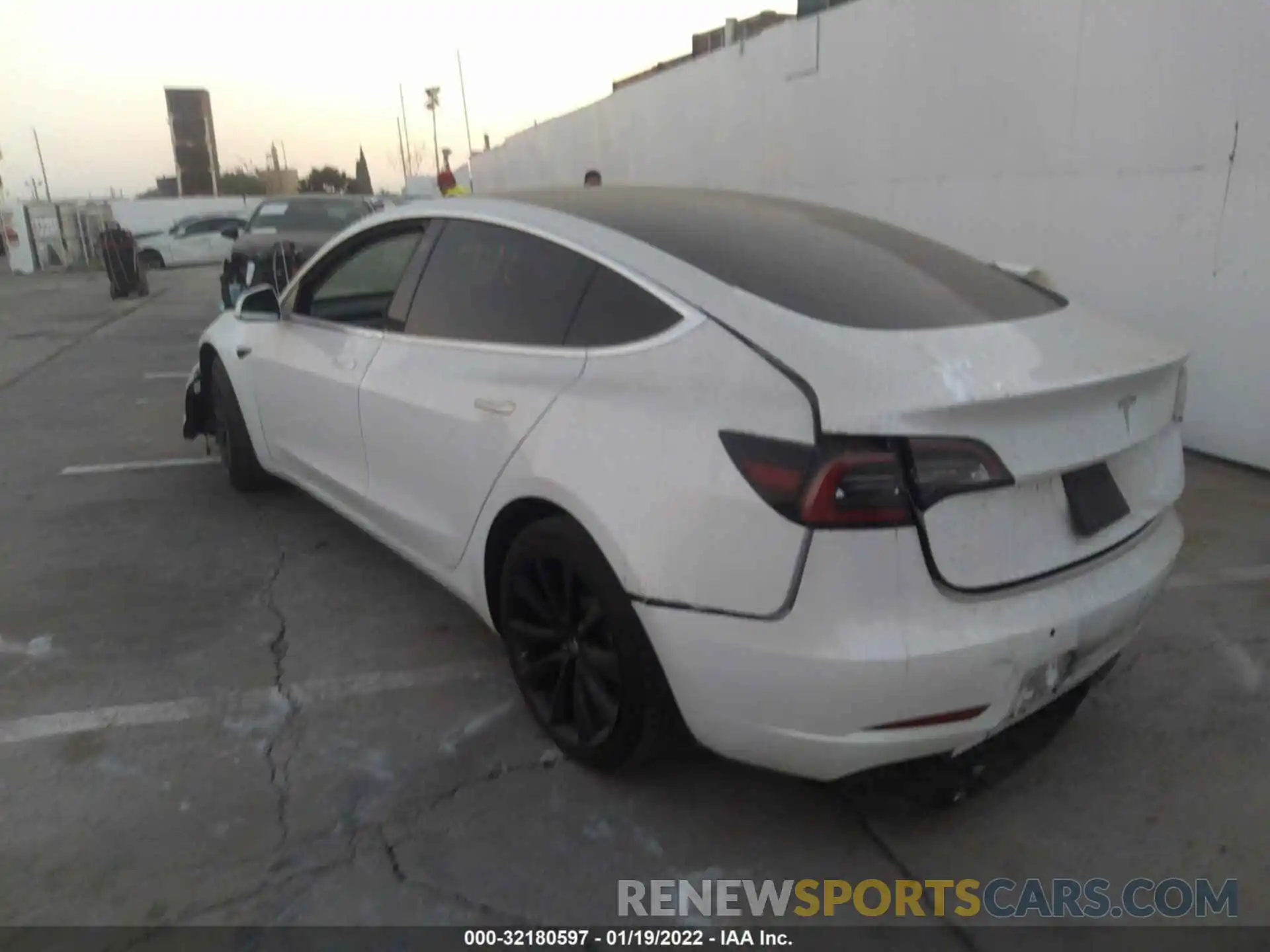 3 Photograph of a damaged car 5YJ3E1EA2KF396989 TESLA MODEL 3 2019