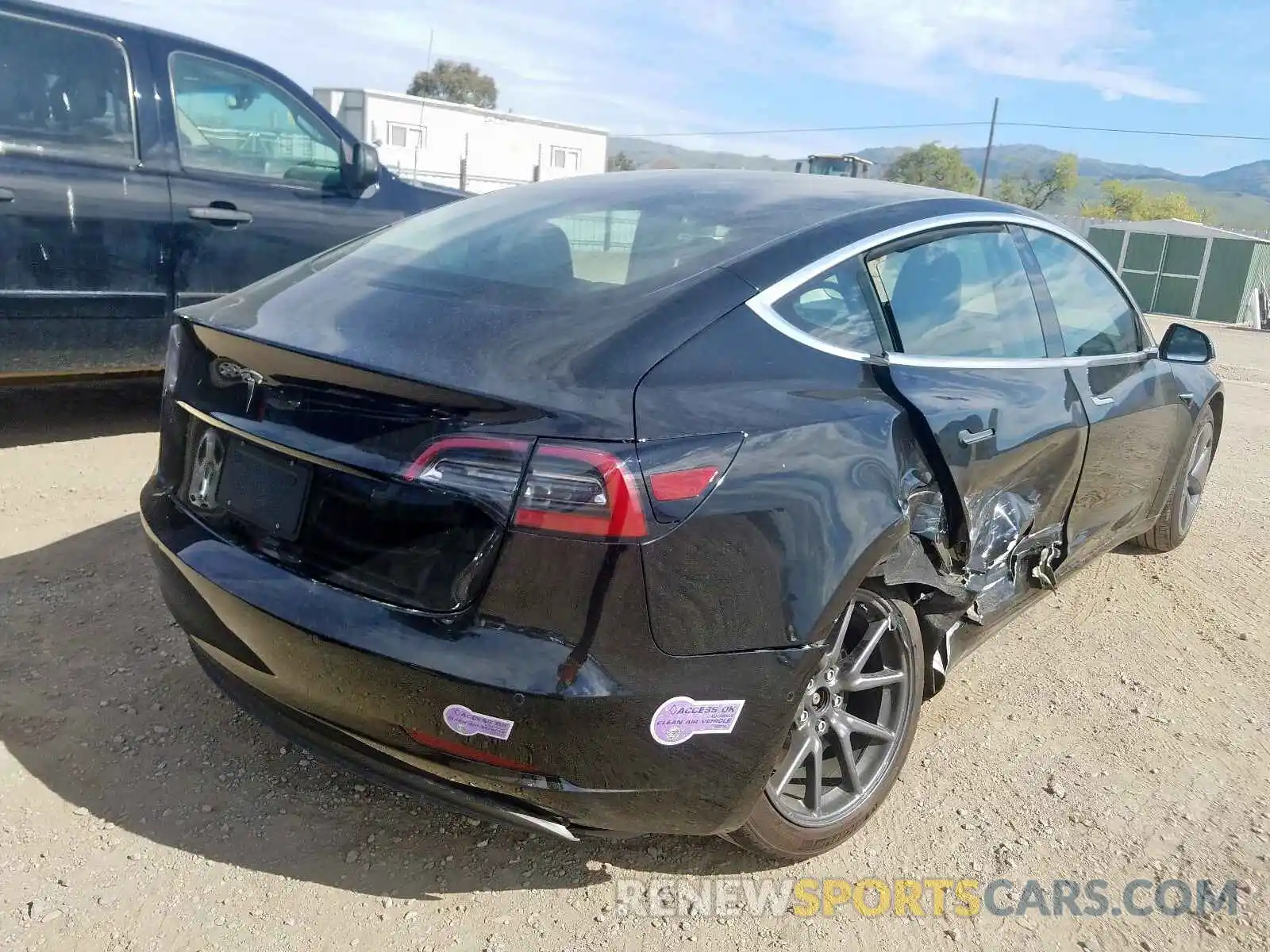 4 Photograph of a damaged car 5YJ3E1EA2KF397804 TESLA MODEL 3 2019