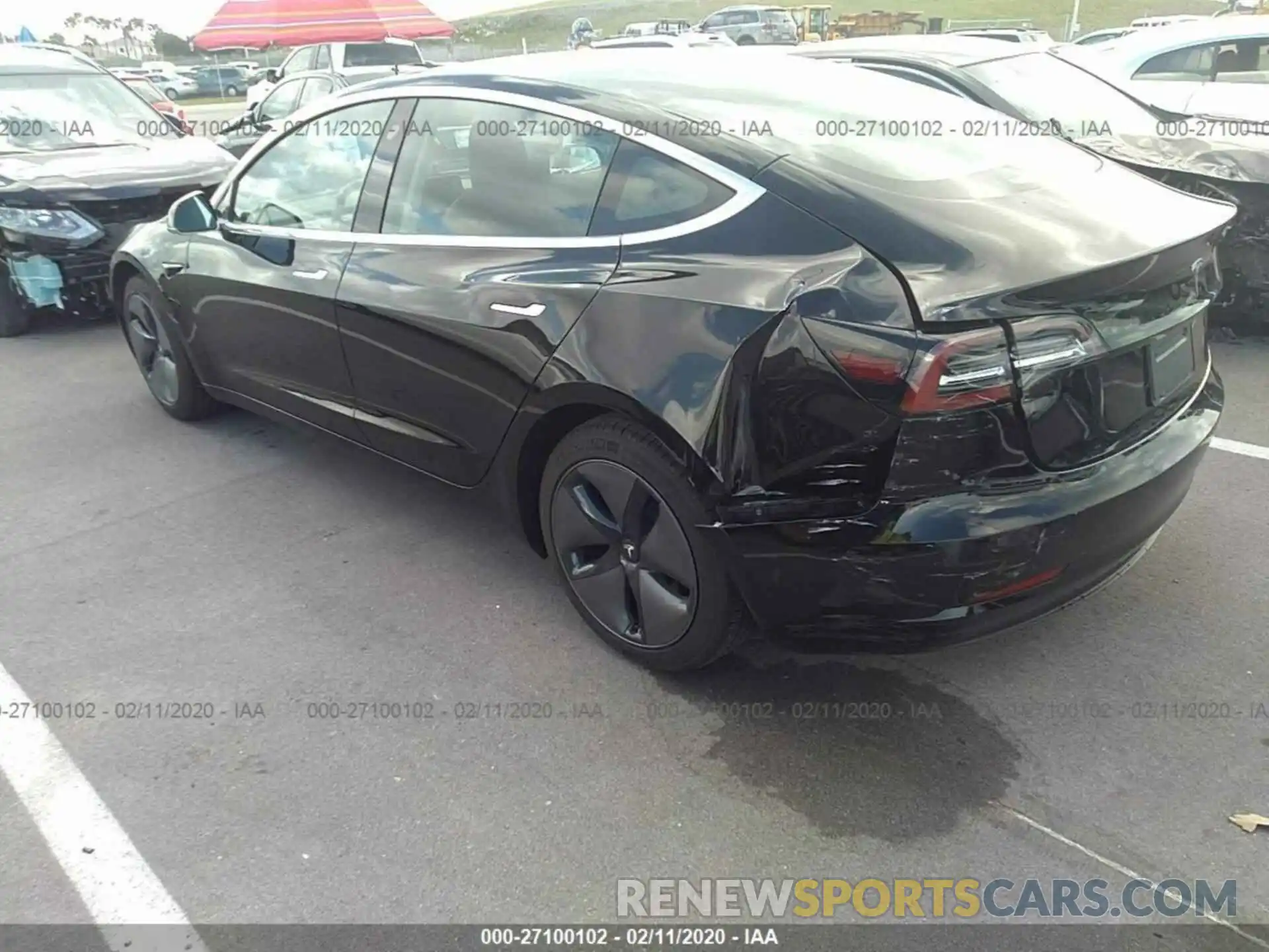 11 Фотография поврежденного автомобиля 5YJ3E1EA2KF398323 TESLA MODEL 3 2019