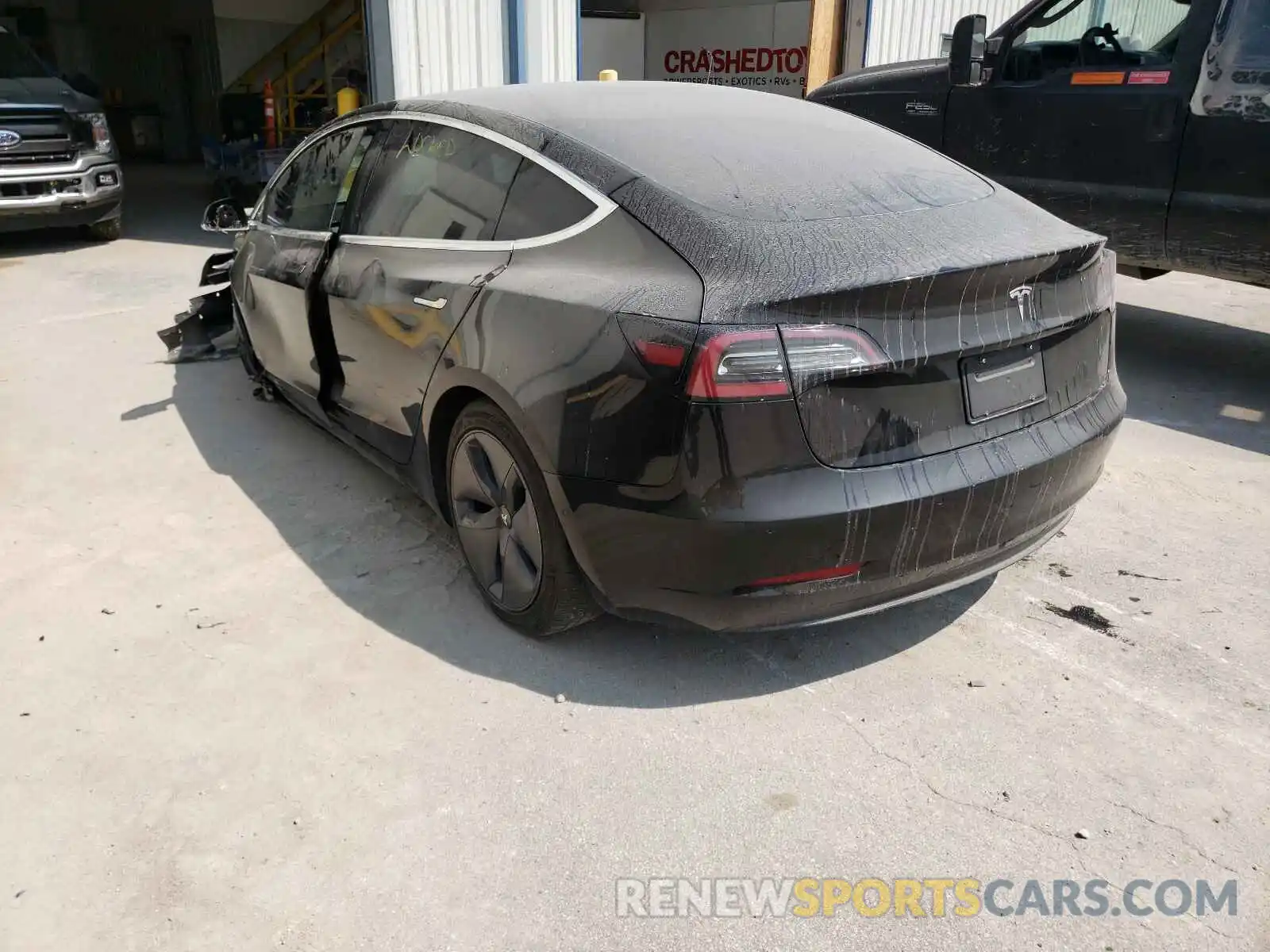 3 Photograph of a damaged car 5YJ3E1EA2KF399441 TESLA MODEL 3 2019