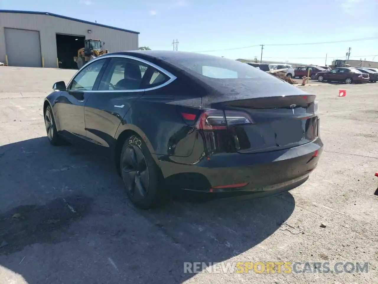 3 Photograph of a damaged car 5YJ3E1EA2KF399973 TESLA MODEL 3 2019