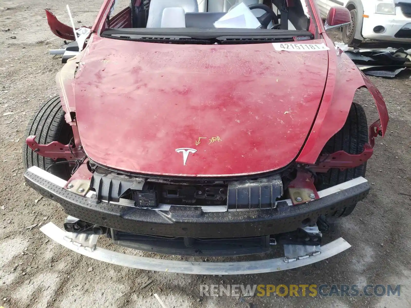 7 Photograph of a damaged car 5YJ3E1EA2KF402807 TESLA MODEL 3 2019