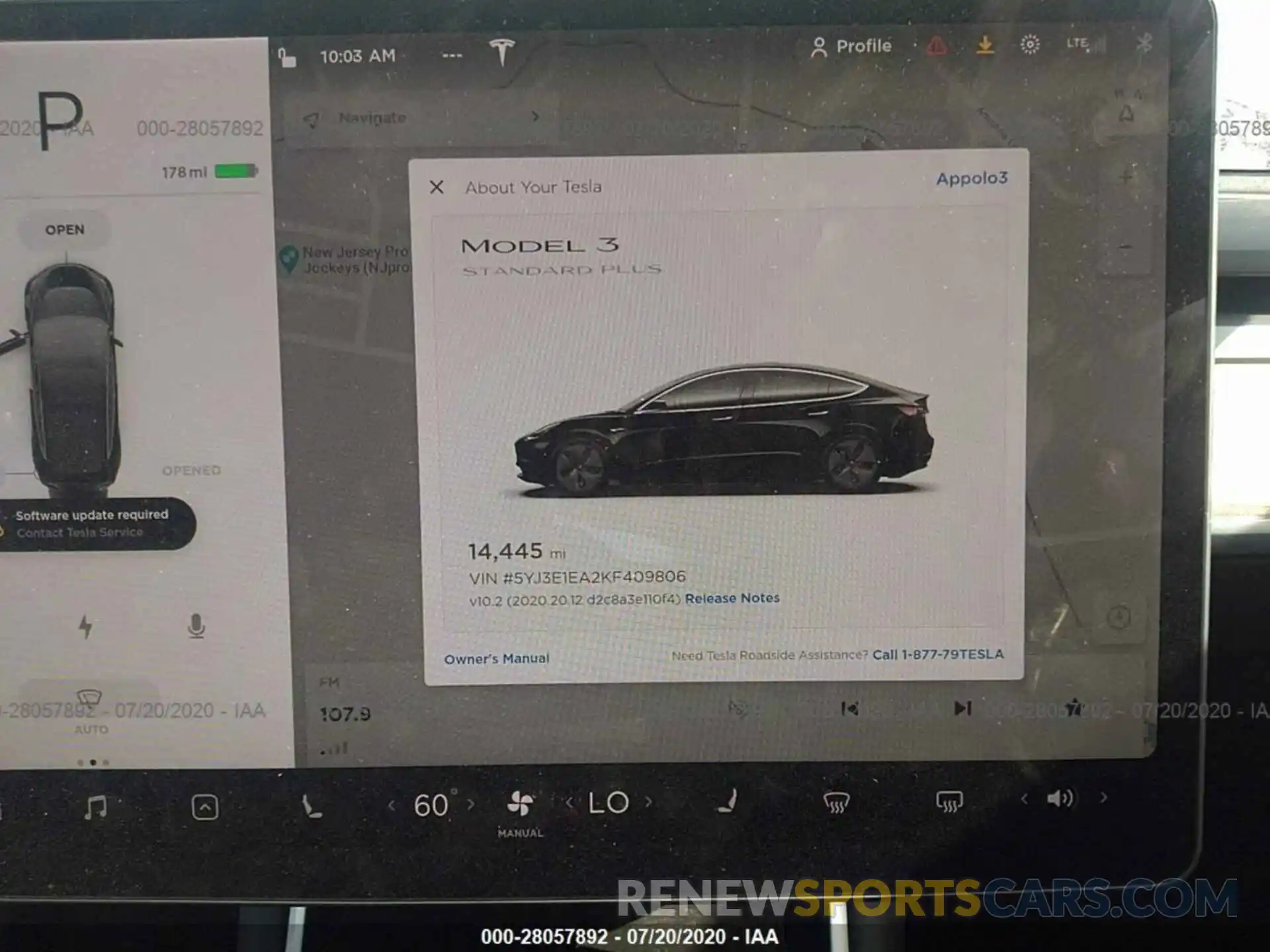 7 Photograph of a damaged car 5YJ3E1EA2KF409806 TESLA MODEL 3 2019