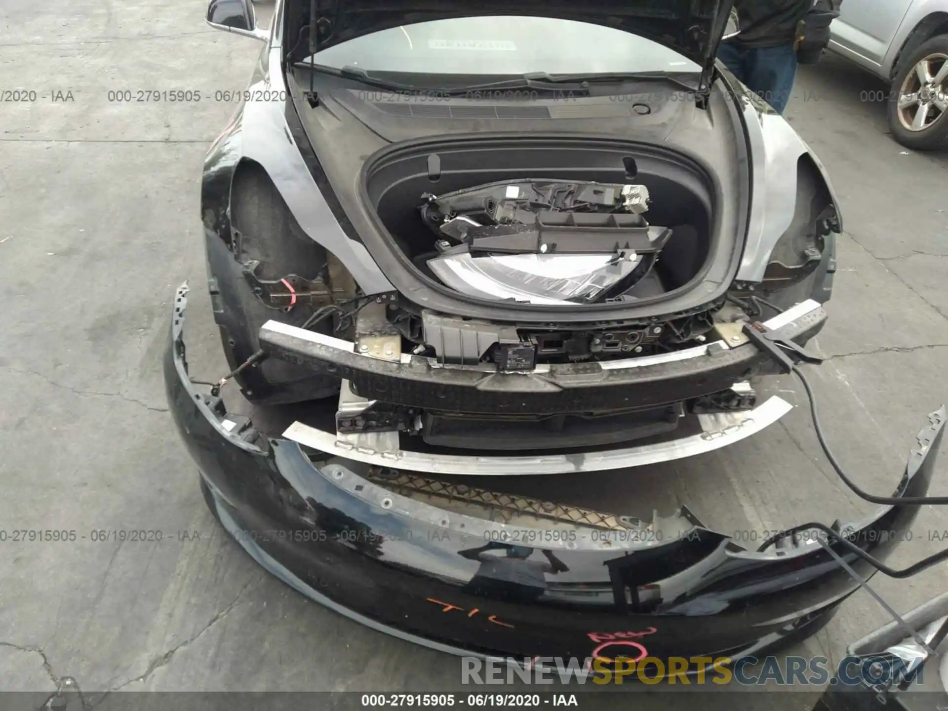 6 Photograph of a damaged car 5YJ3E1EA2KF410230 TESLA MODEL 3 2019