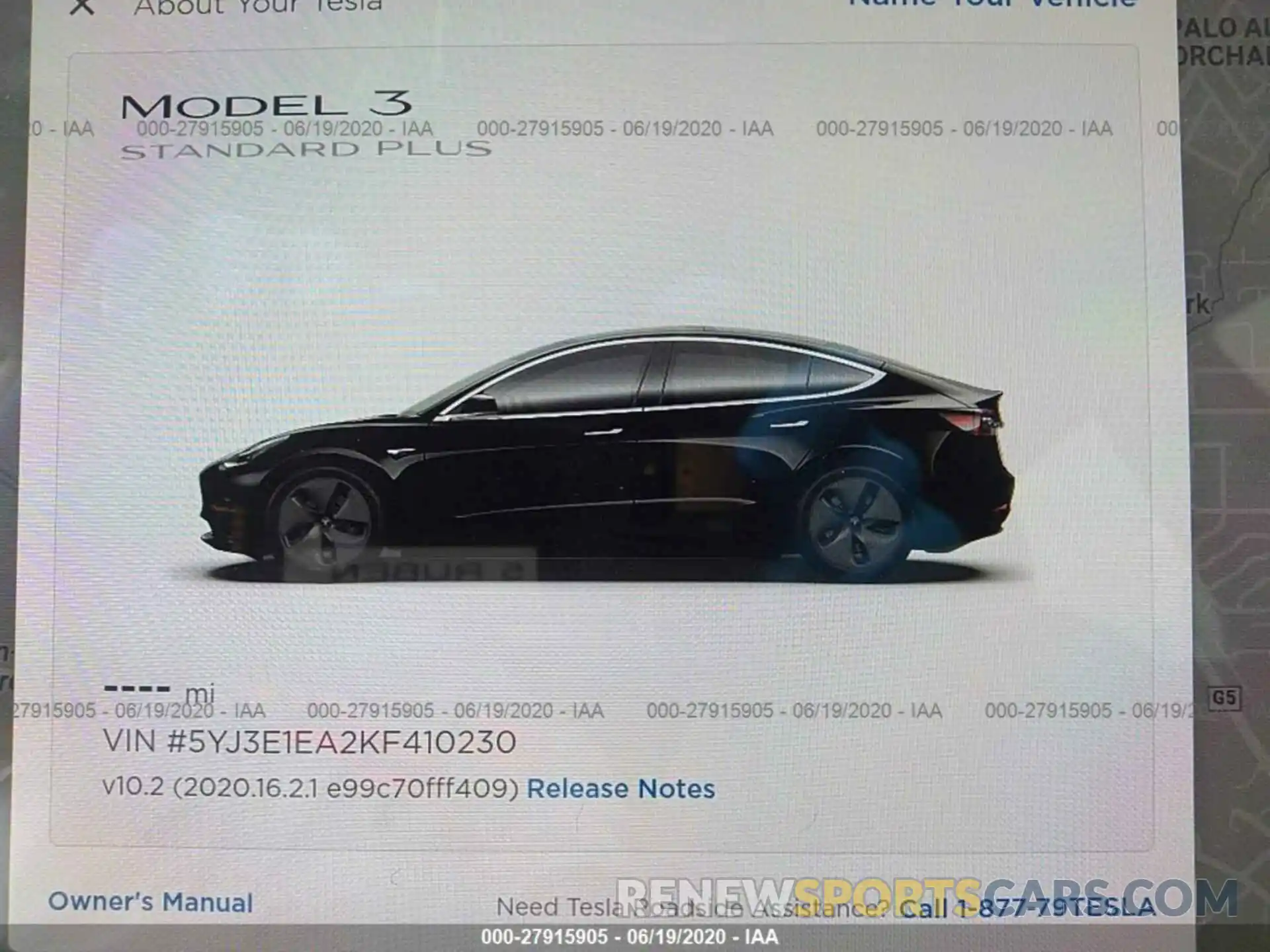 7 Photograph of a damaged car 5YJ3E1EA2KF410230 TESLA MODEL 3 2019