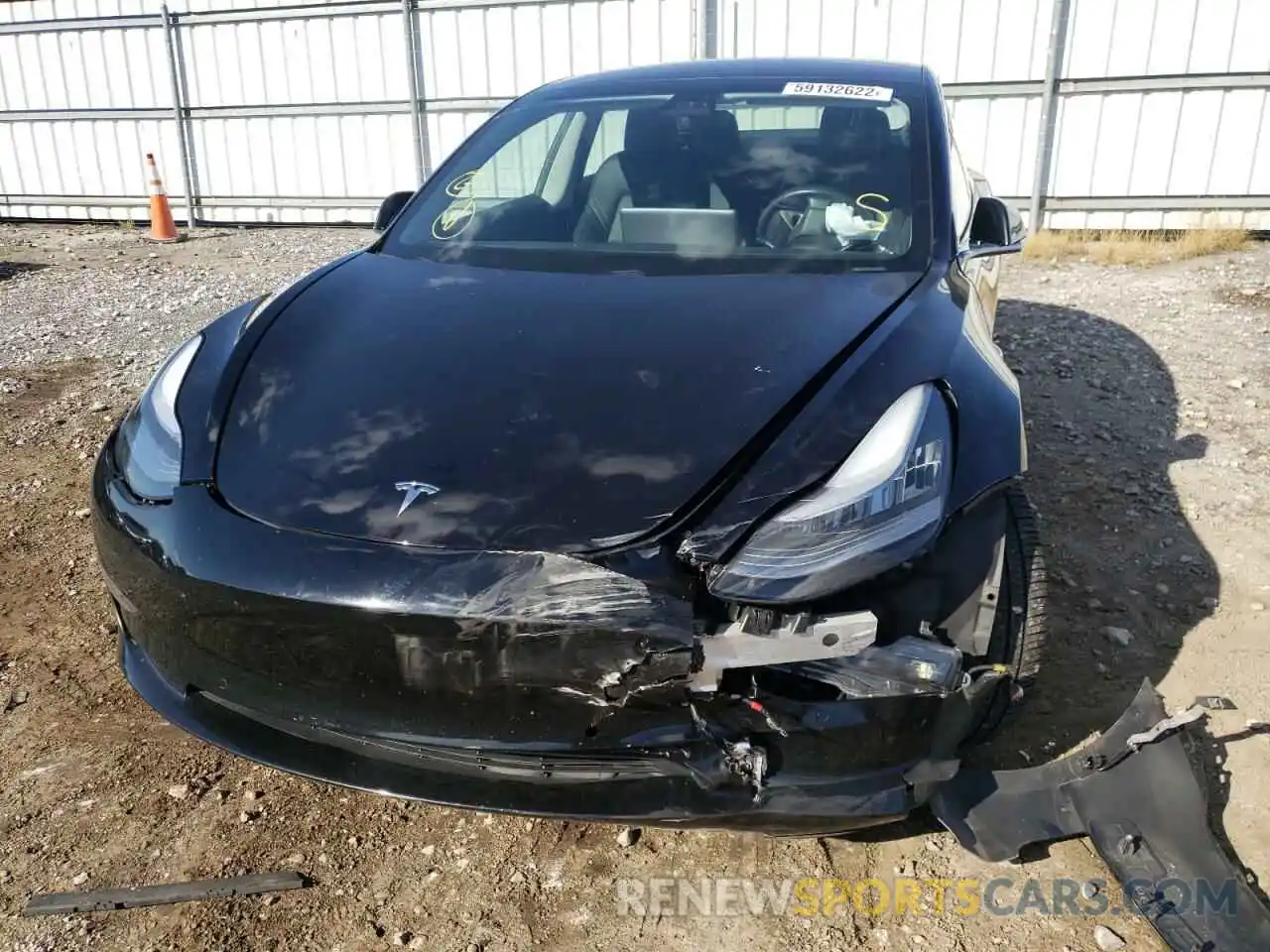 9 Фотография поврежденного автомобиля 5YJ3E1EA2KF412480 TESLA MODEL 3 2019