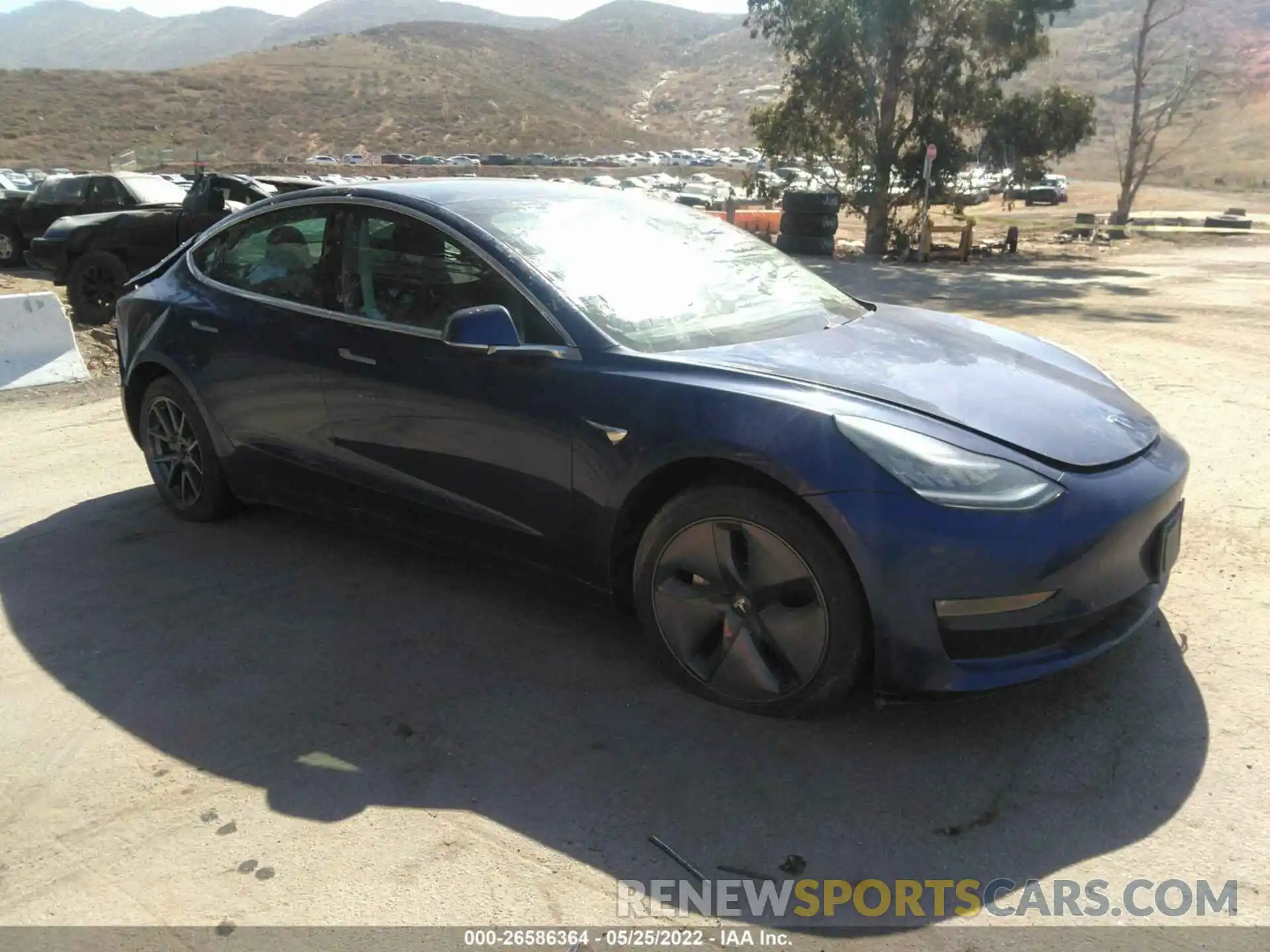 1 Photograph of a damaged car 5YJ3E1EA2KF416559 TESLA MODEL 3 2019