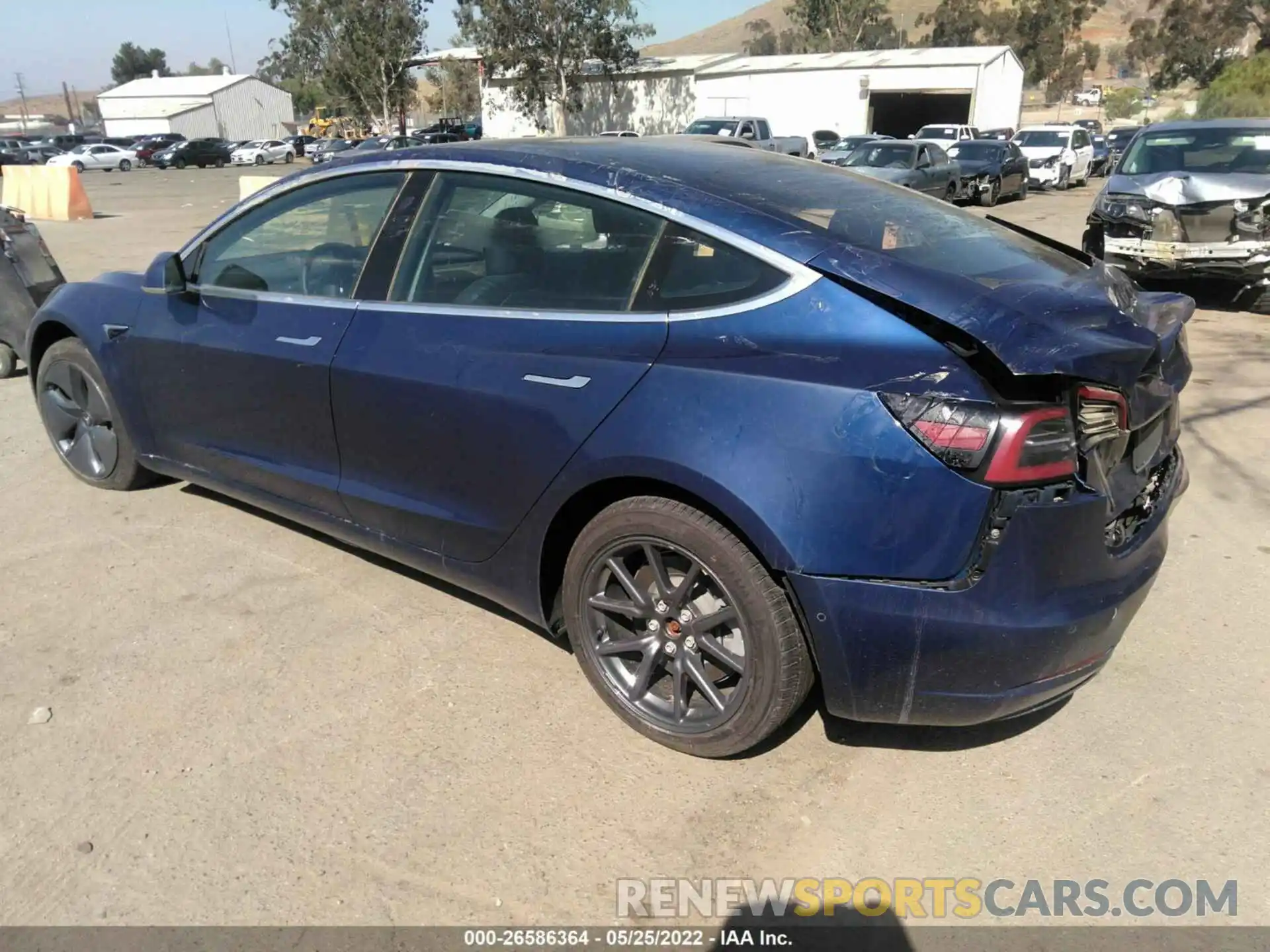 3 Photograph of a damaged car 5YJ3E1EA2KF416559 TESLA MODEL 3 2019