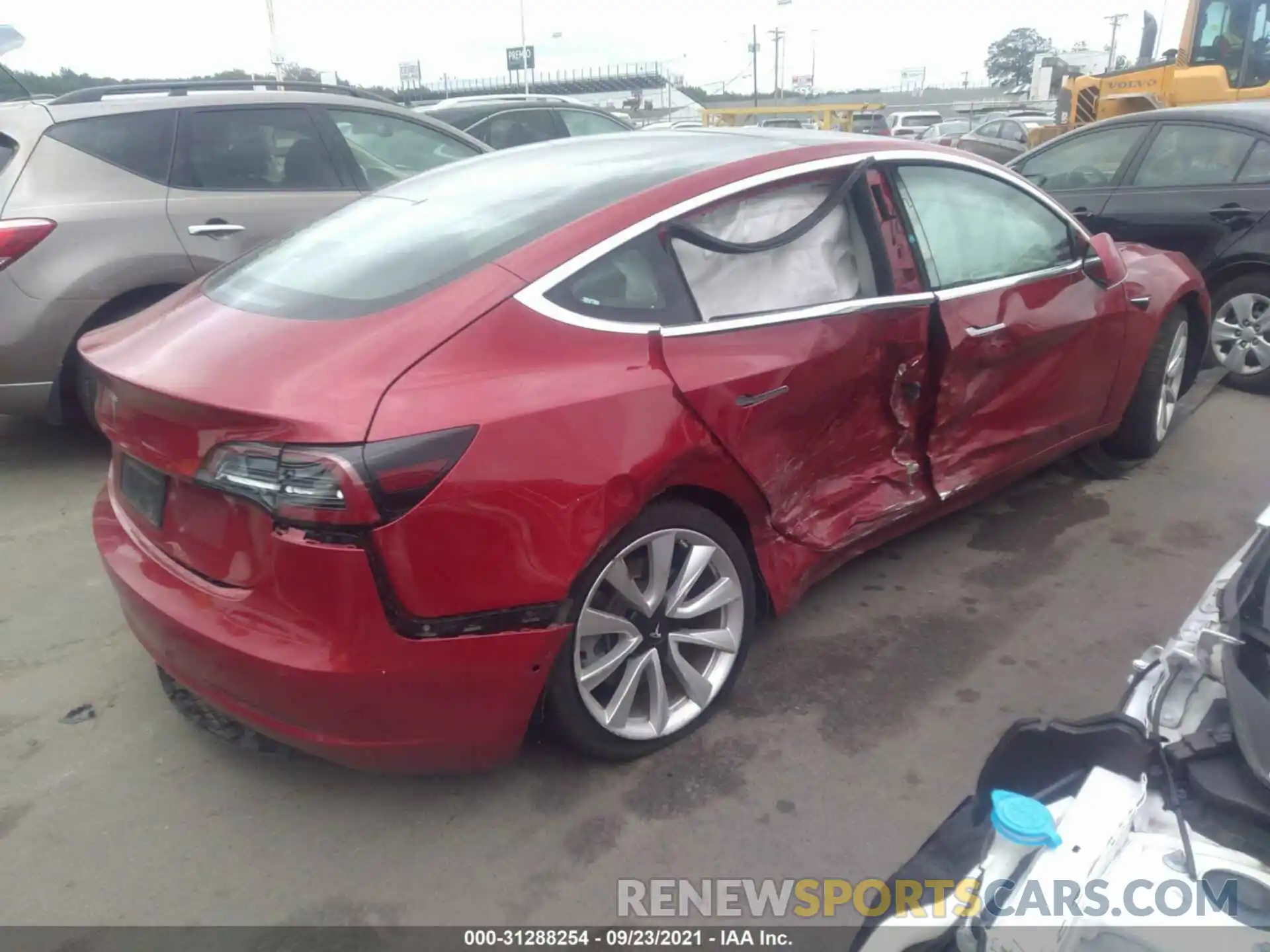 4 Photograph of a damaged car 5YJ3E1EA2KF417307 TESLA MODEL 3 2019