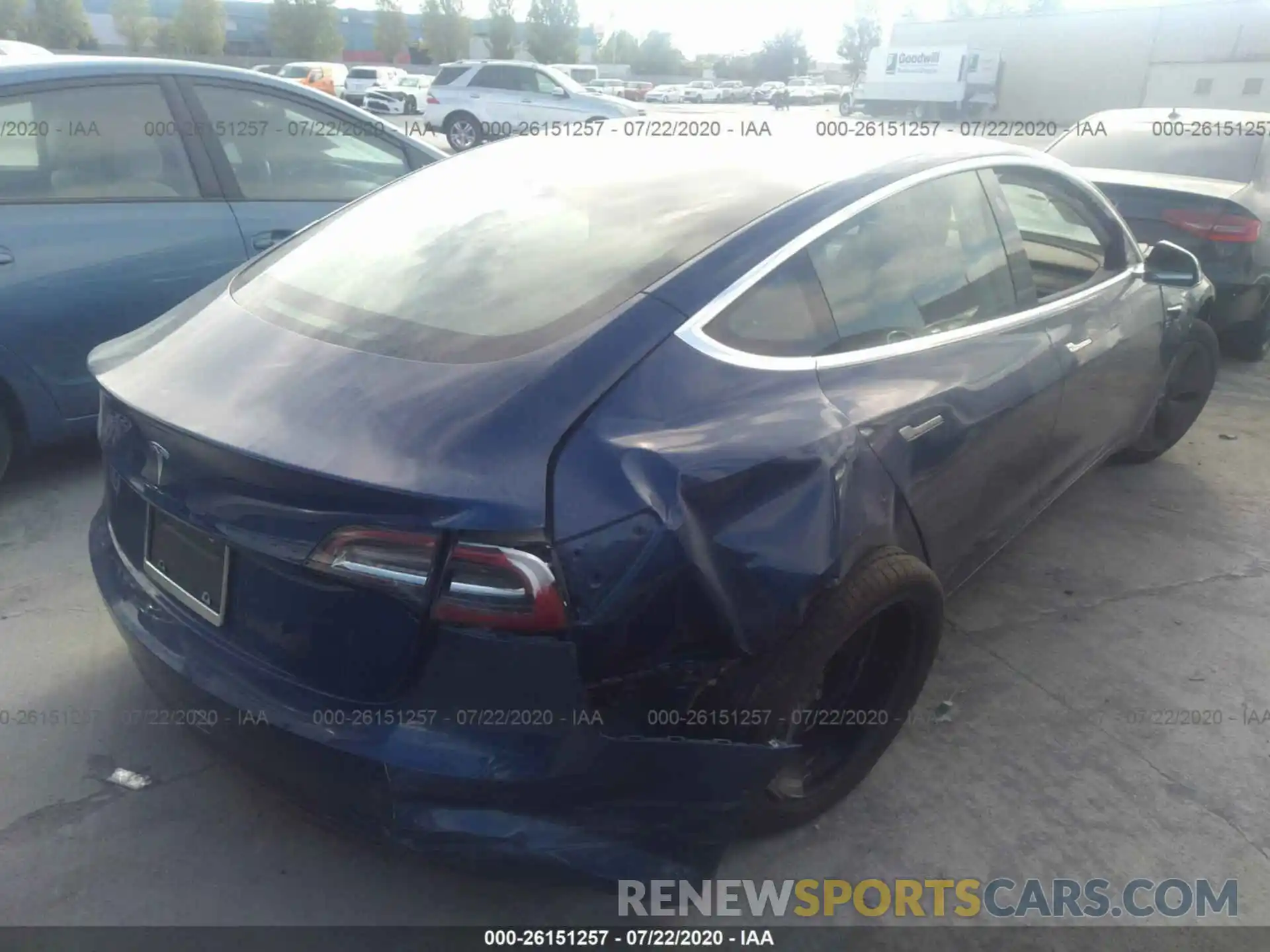 4 Photograph of a damaged car 5YJ3E1EA2KF427108 TESLA MODEL 3 2019