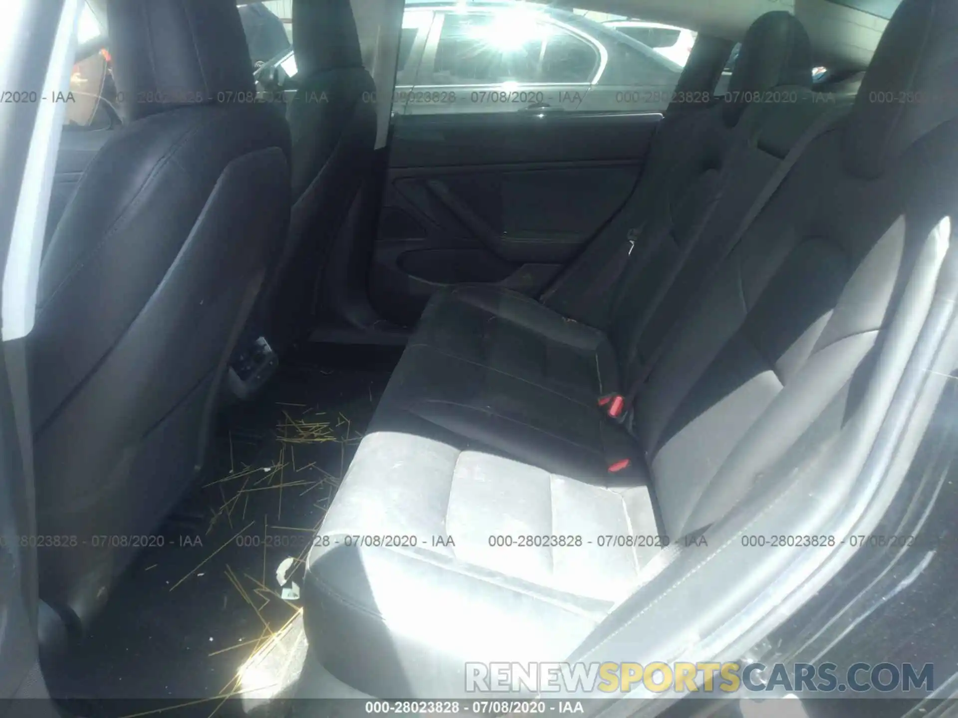 8 Photograph of a damaged car 5YJ3E1EA2KF434317 TESLA MODEL 3 2019