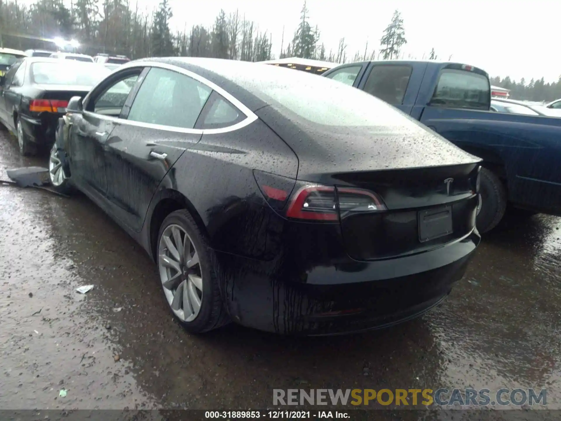 3 Photograph of a damaged car 5YJ3E1EA2KF434575 TESLA MODEL 3 2019