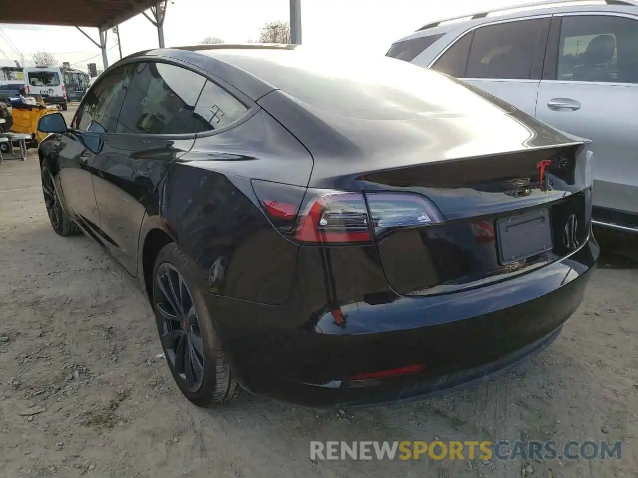 3 Photograph of a damaged car 5YJ3E1EA2KF446578 TESLA MODEL 3 2019