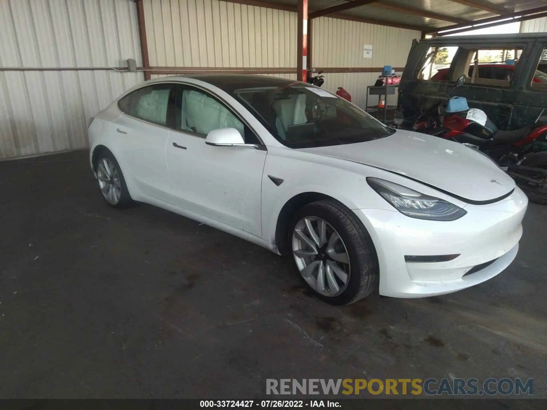 1 Фотография поврежденного автомобиля 5YJ3E1EA2KF446659 TESLA MODEL 3 2019