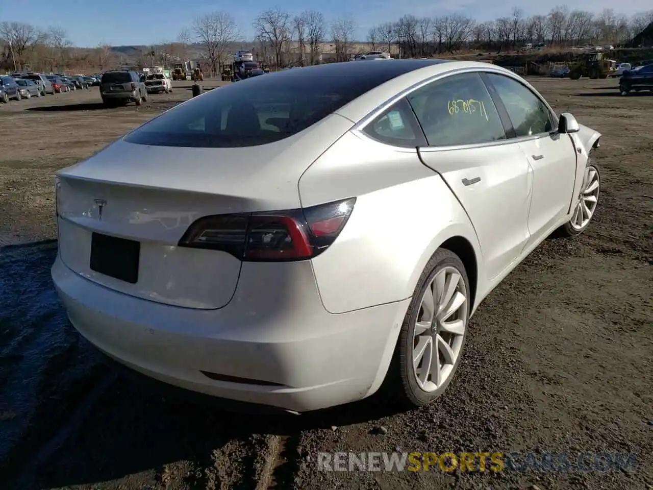 4 Фотография поврежденного автомобиля 5YJ3E1EA2KF472629 TESLA MODEL 3 2019