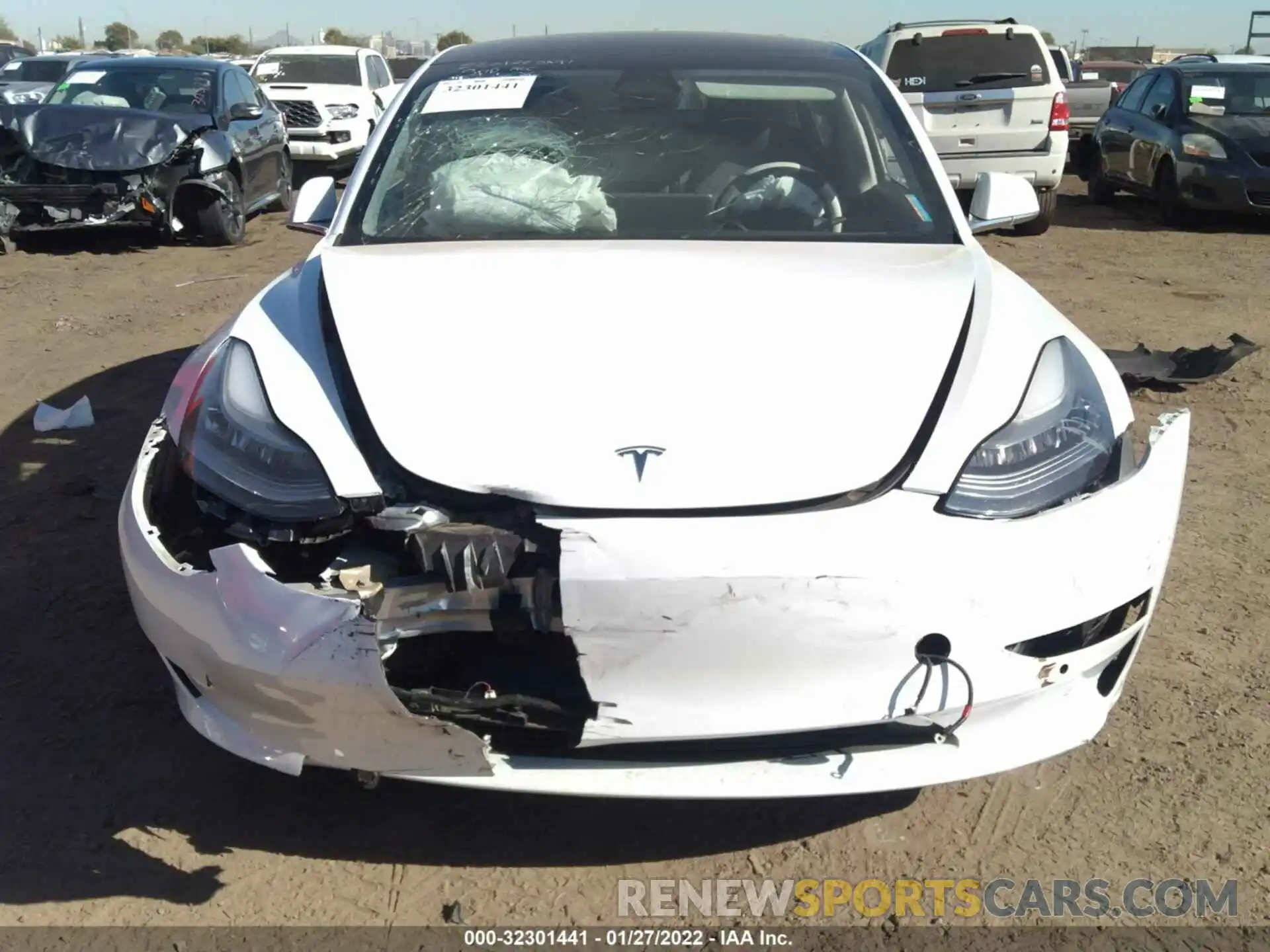 6 Photograph of a damaged car 5YJ3E1EA2KF482478 TESLA MODEL 3 2019