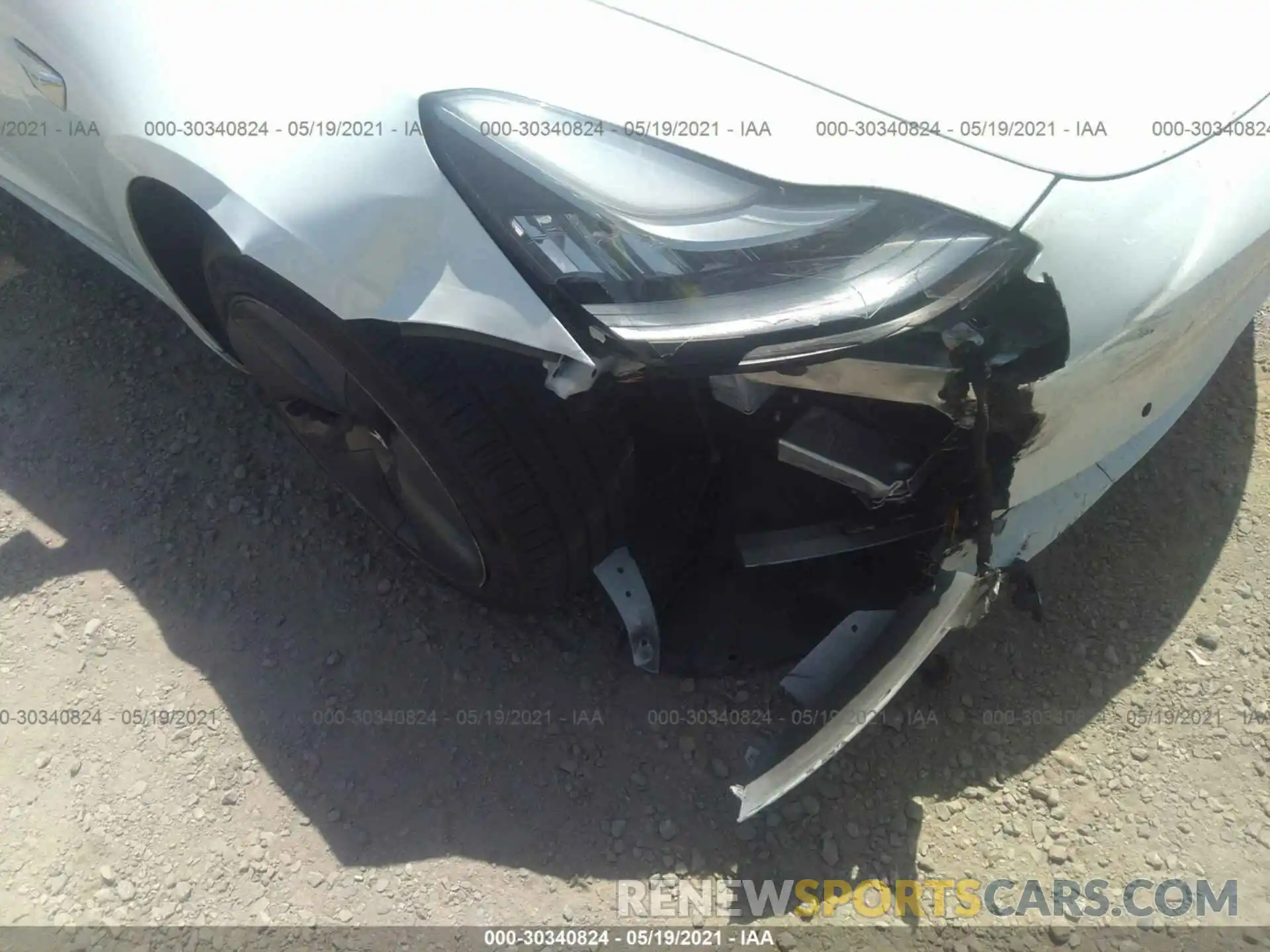 6 Photograph of a damaged car 5YJ3E1EA2KF482495 TESLA MODEL 3 2019