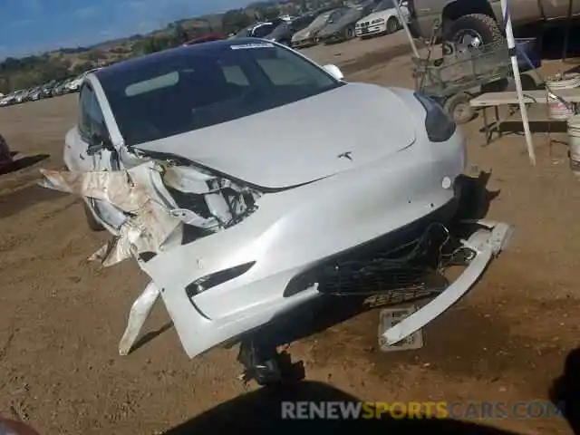 1 Photograph of a damaged car 5YJ3E1EA2KF484067 TESLA MODEL 3 2019