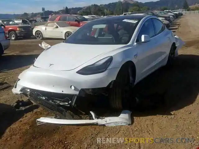 2 Photograph of a damaged car 5YJ3E1EA2KF484067 TESLA MODEL 3 2019