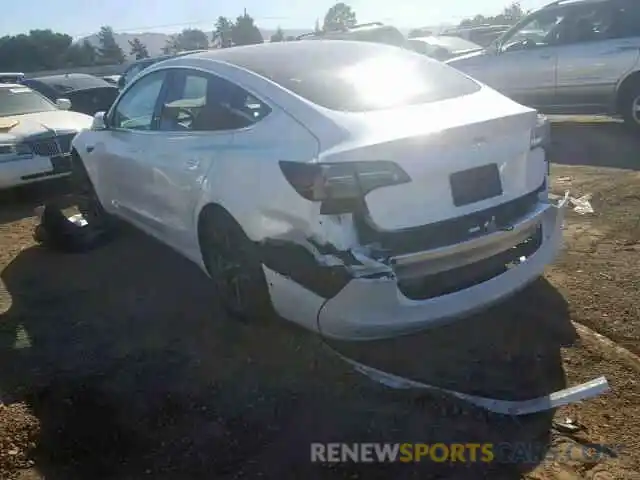 3 Photograph of a damaged car 5YJ3E1EA2KF484067 TESLA MODEL 3 2019