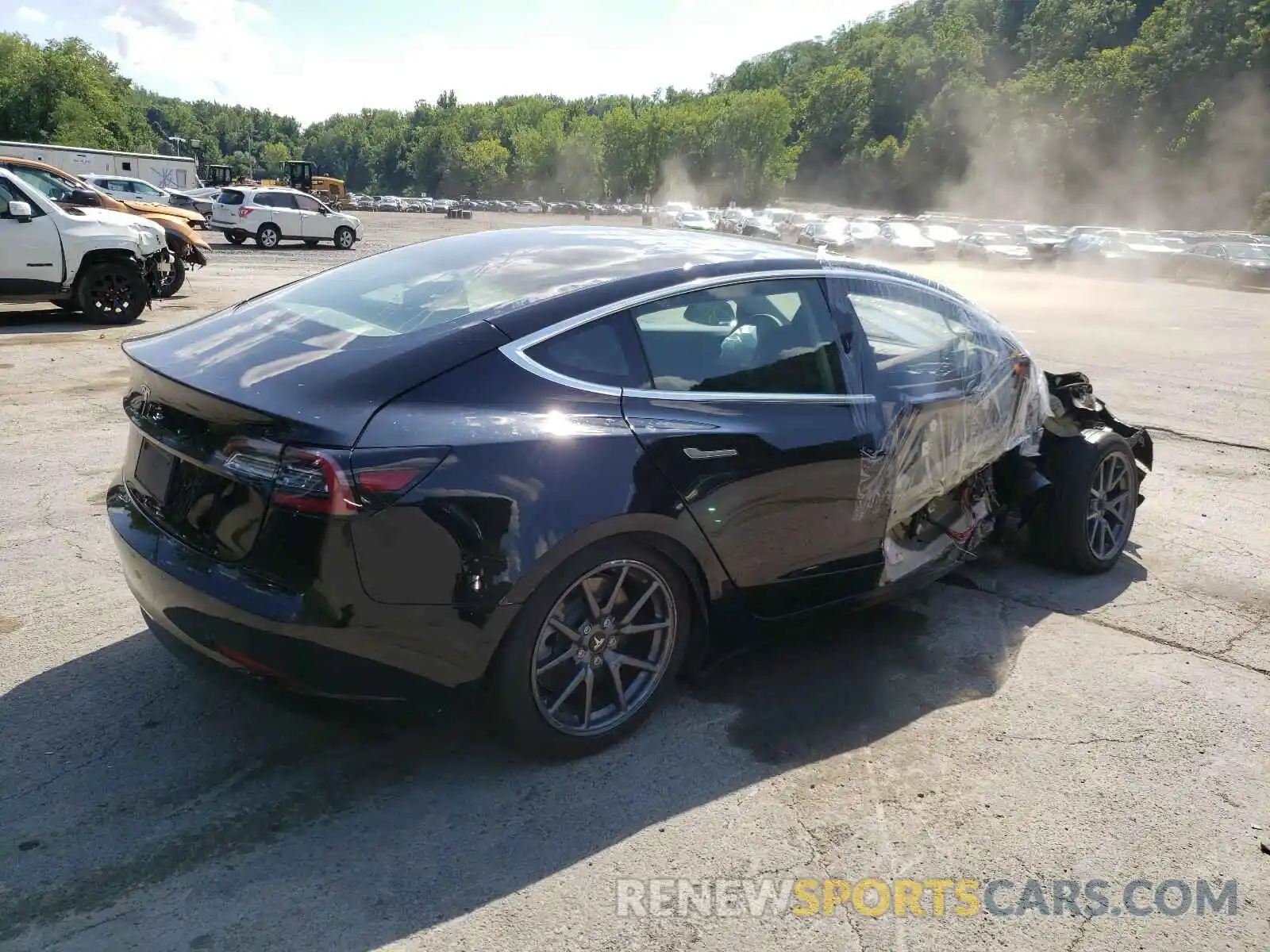 4 Photograph of a damaged car 5YJ3E1EA2KF484277 TESLA MODEL 3 2019