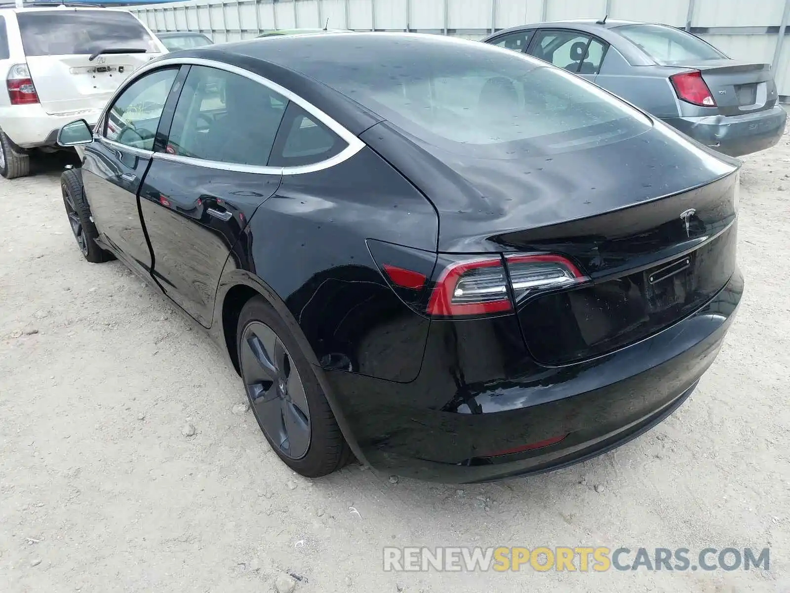 3 Photograph of a damaged car 5YJ3E1EA2KF484506 TESLA MODEL 3 2019