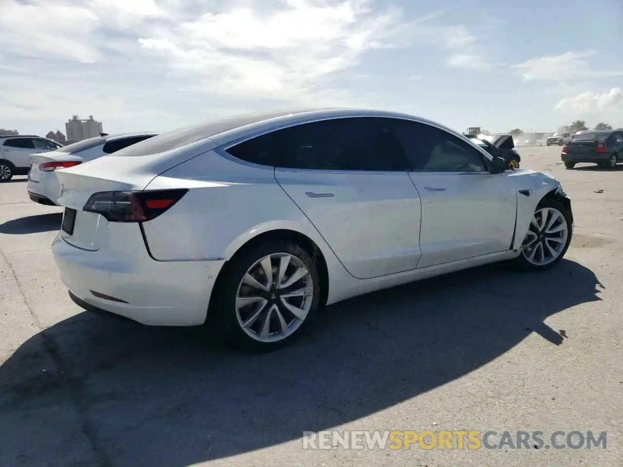 3 Photograph of a damaged car 5YJ3E1EA2KF486904 TESLA MODEL 3 2019