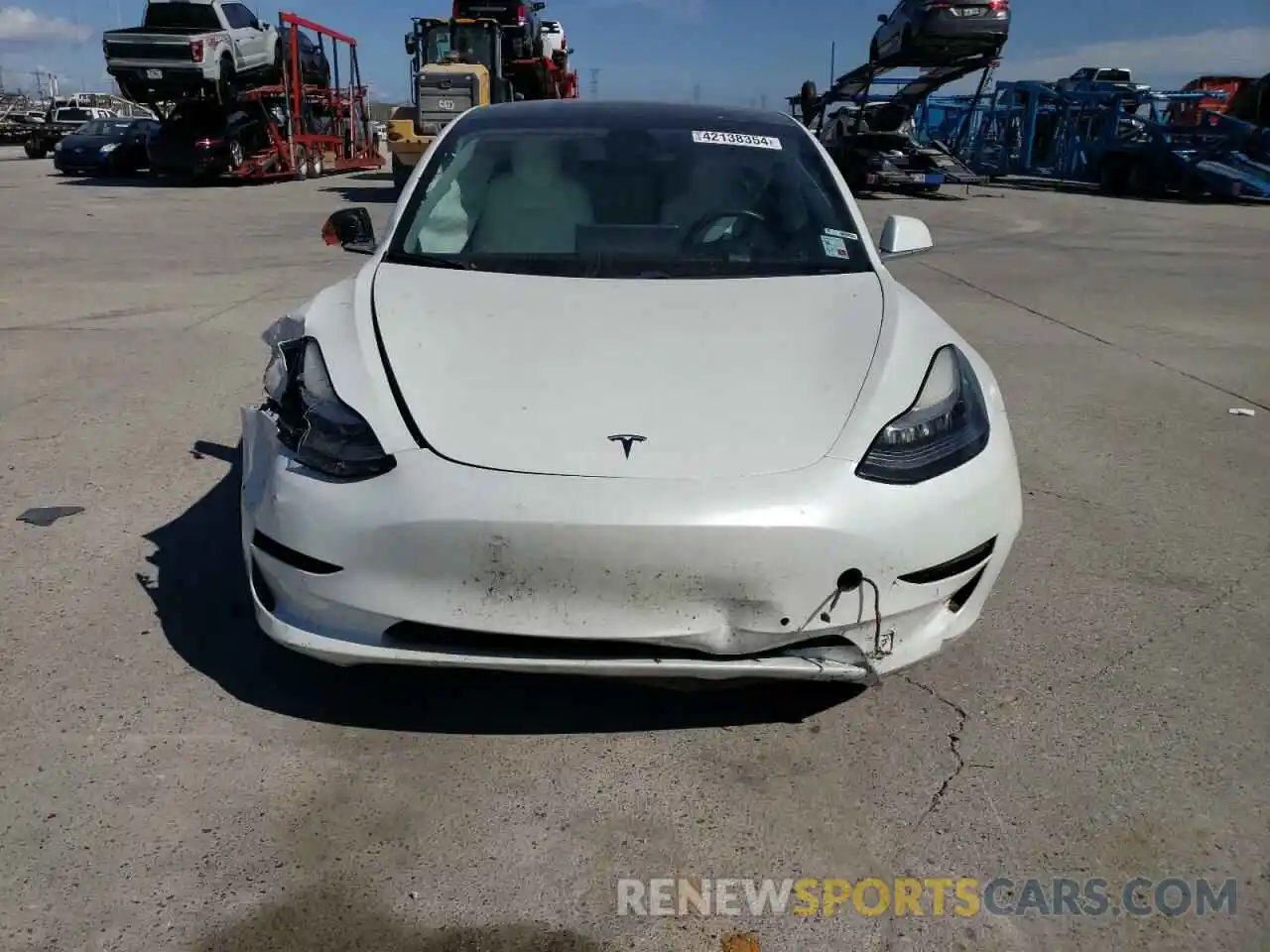 5 Photograph of a damaged car 5YJ3E1EA2KF486904 TESLA MODEL 3 2019