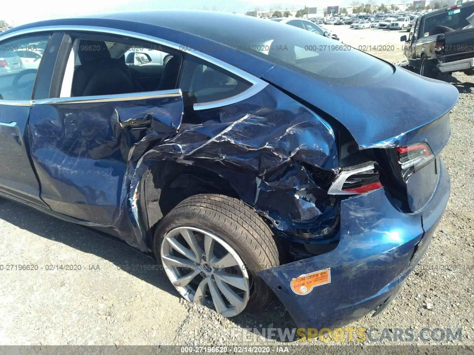 6 Photograph of a damaged car 5YJ3E1EA2KF495392 TESLA MODEL 3 2019