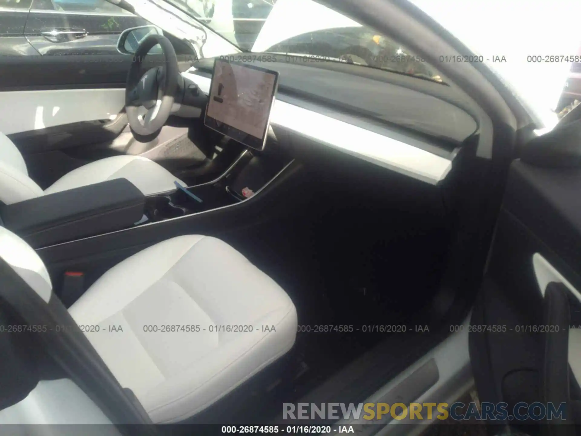 5 Photograph of a damaged car 5YJ3E1EA2KF509405 TESLA MODEL 3 2019