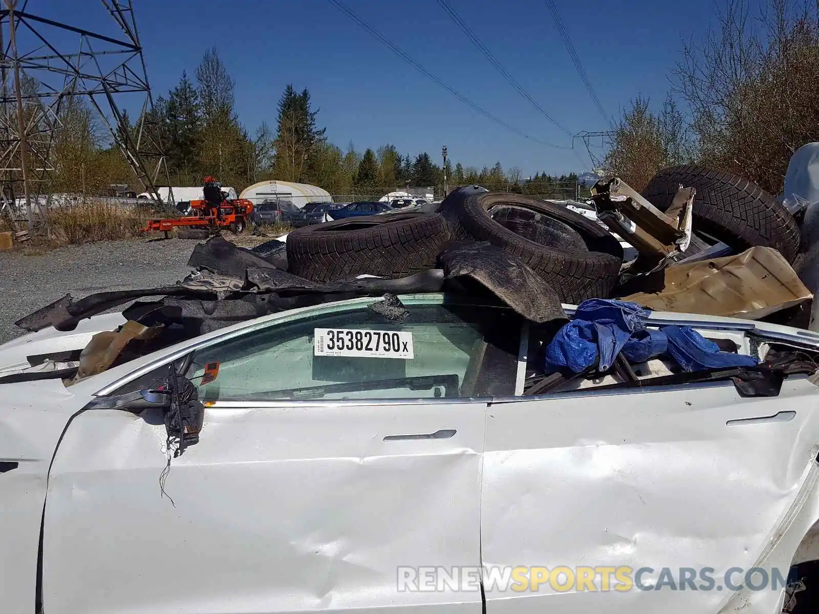 8 Photograph of a damaged car 5YJ3E1EA2KF514863 TESLA MODEL 3 2019