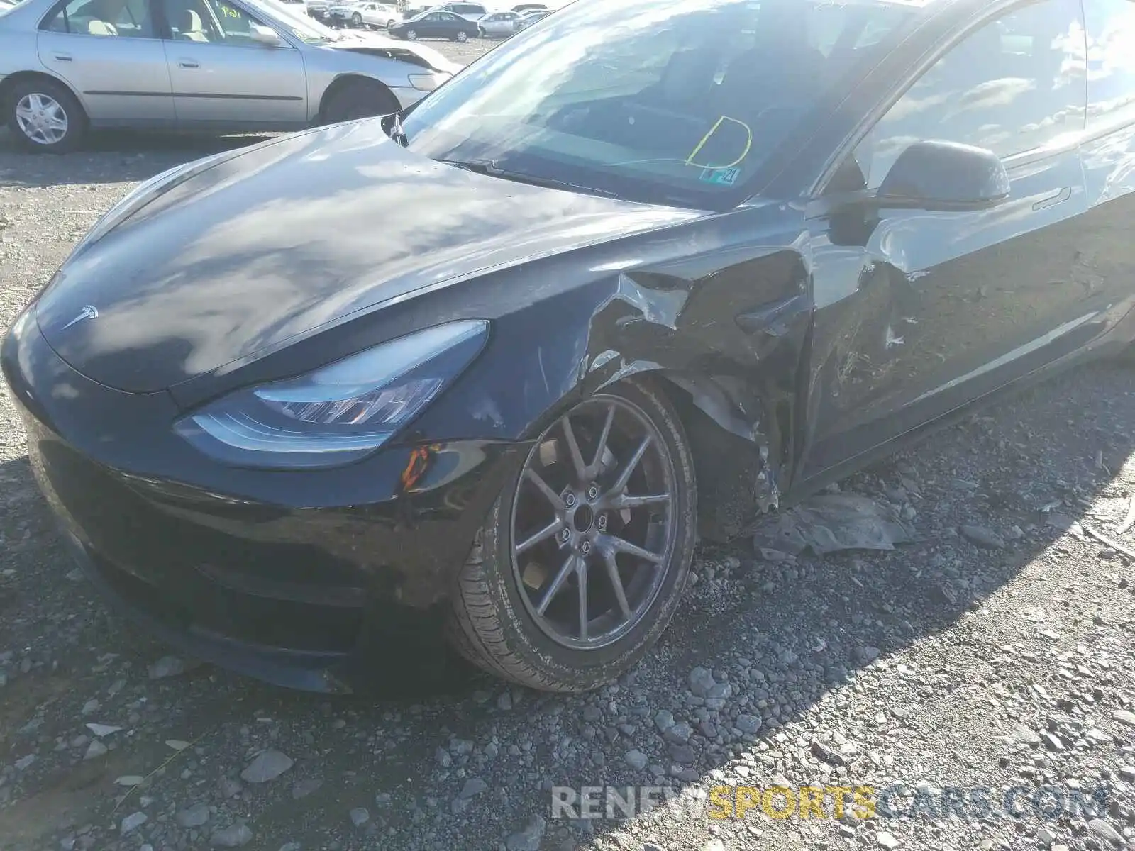 9 Photograph of a damaged car 5YJ3E1EA3KF198776 TESLA MODEL 3 2019