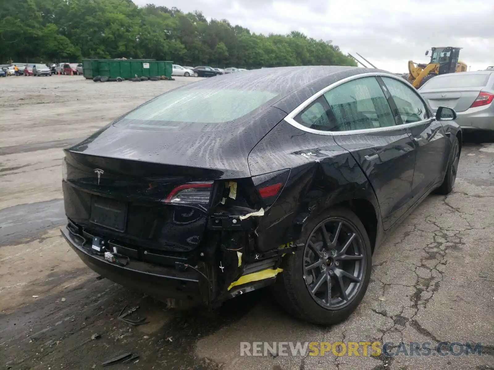 4 Photograph of a damaged car 5YJ3E1EA3KF296402 TESLA MODEL 3 2019