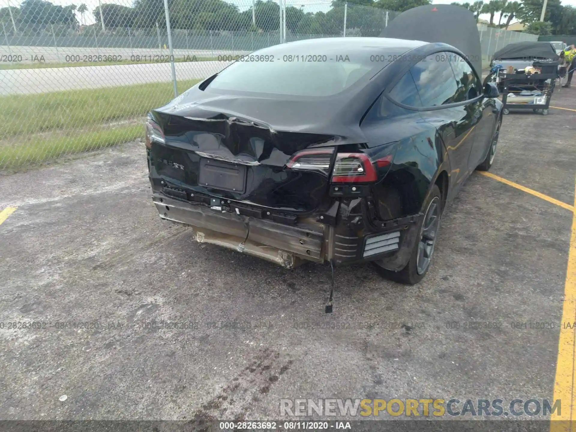 6 Photograph of a damaged car 5YJ3E1EA3KF296495 TESLA MODEL 3 2019