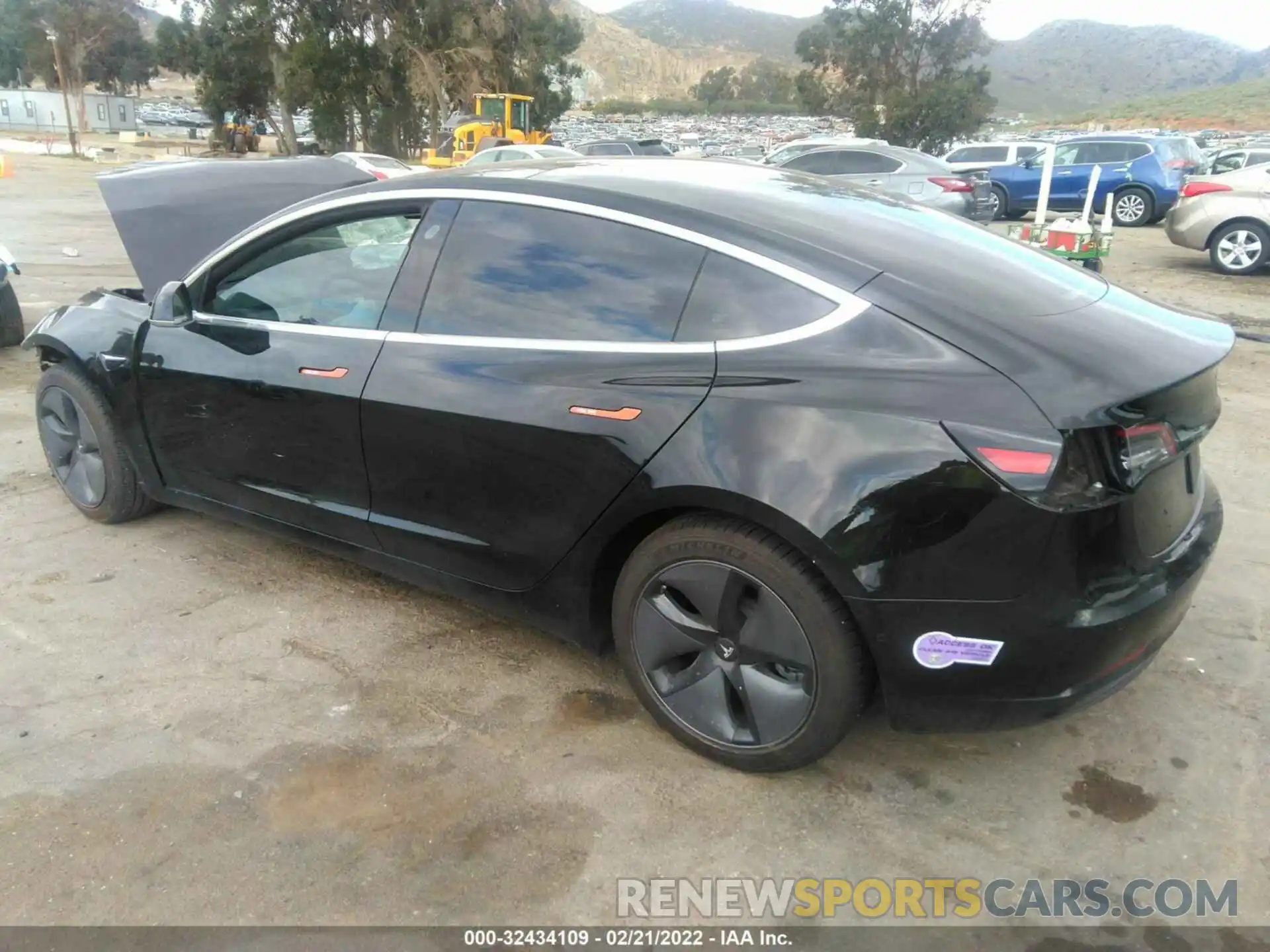 3 Photograph of a damaged car 5YJ3E1EA3KF297422 TESLA MODEL 3 2019