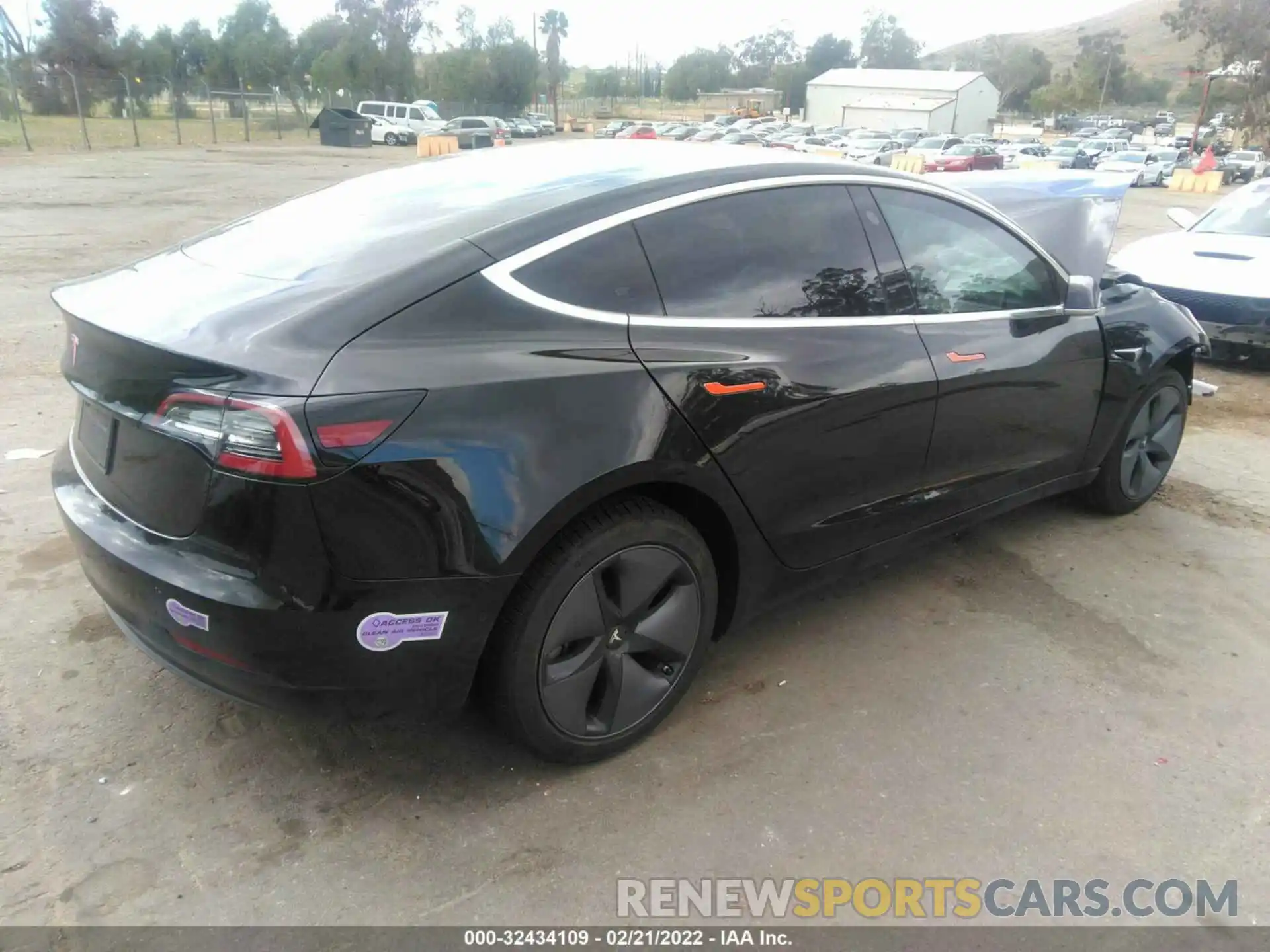 4 Фотография поврежденного автомобиля 5YJ3E1EA3KF297422 TESLA MODEL 3 2019