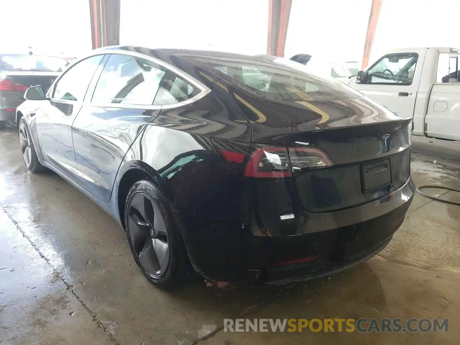 3 Photograph of a damaged car 5YJ3E1EA3KF297744 TESLA MODEL 3 2019