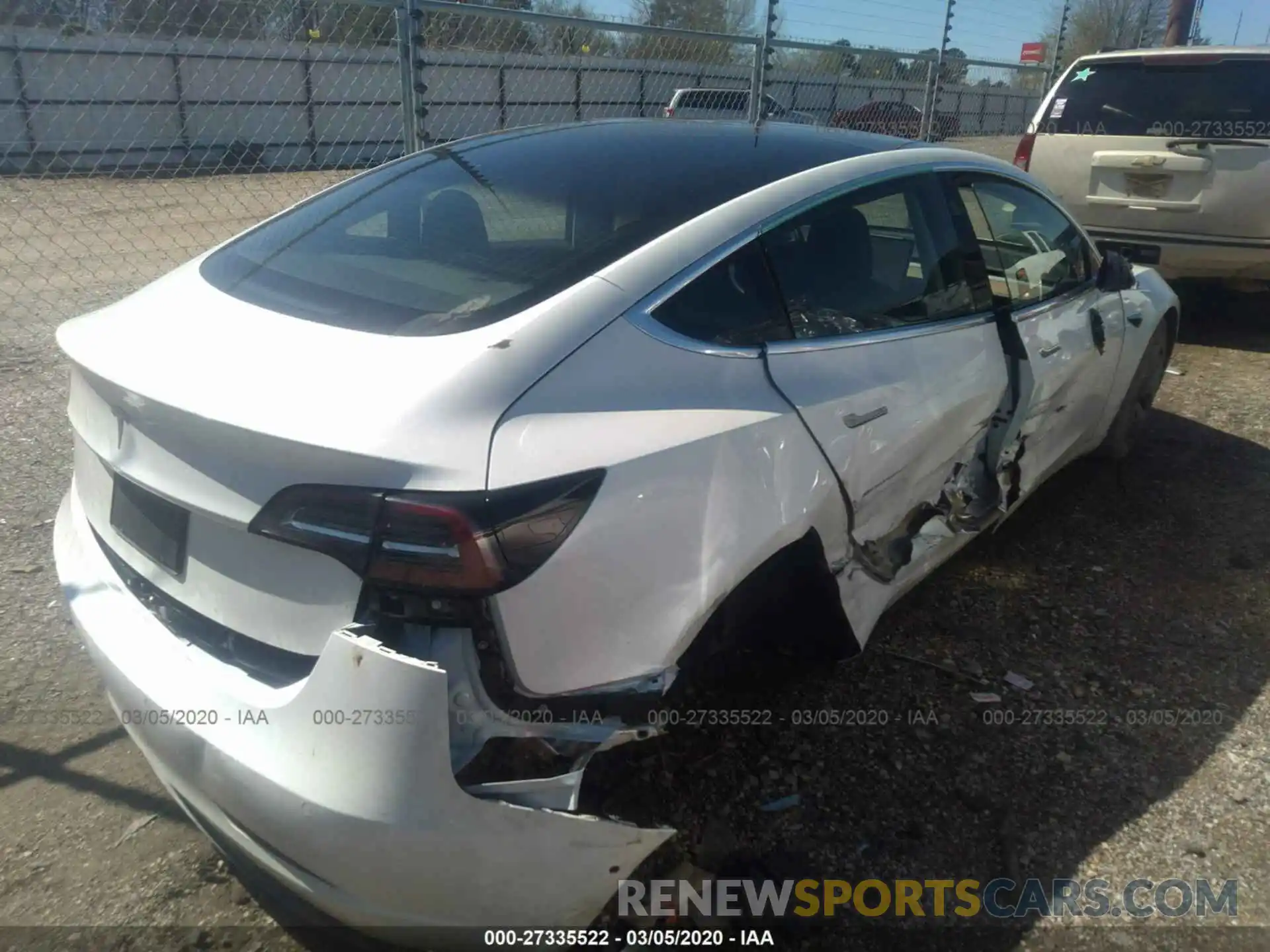 4 Photograph of a damaged car 5YJ3E1EA3KF300156 TESLA MODEL 3 2019