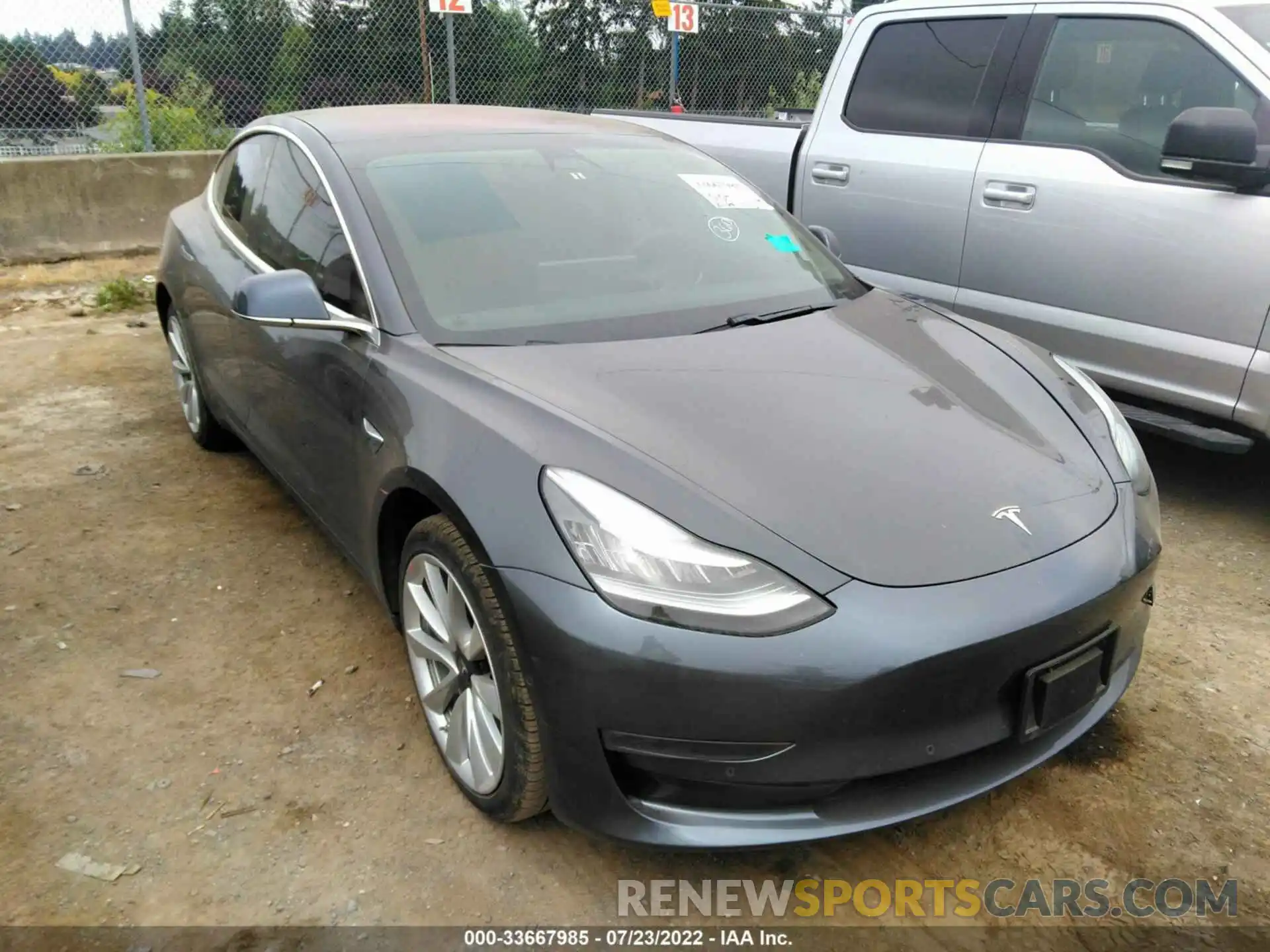 1 Photograph of a damaged car 5YJ3E1EA3KF300786 TESLA MODEL 3 2019