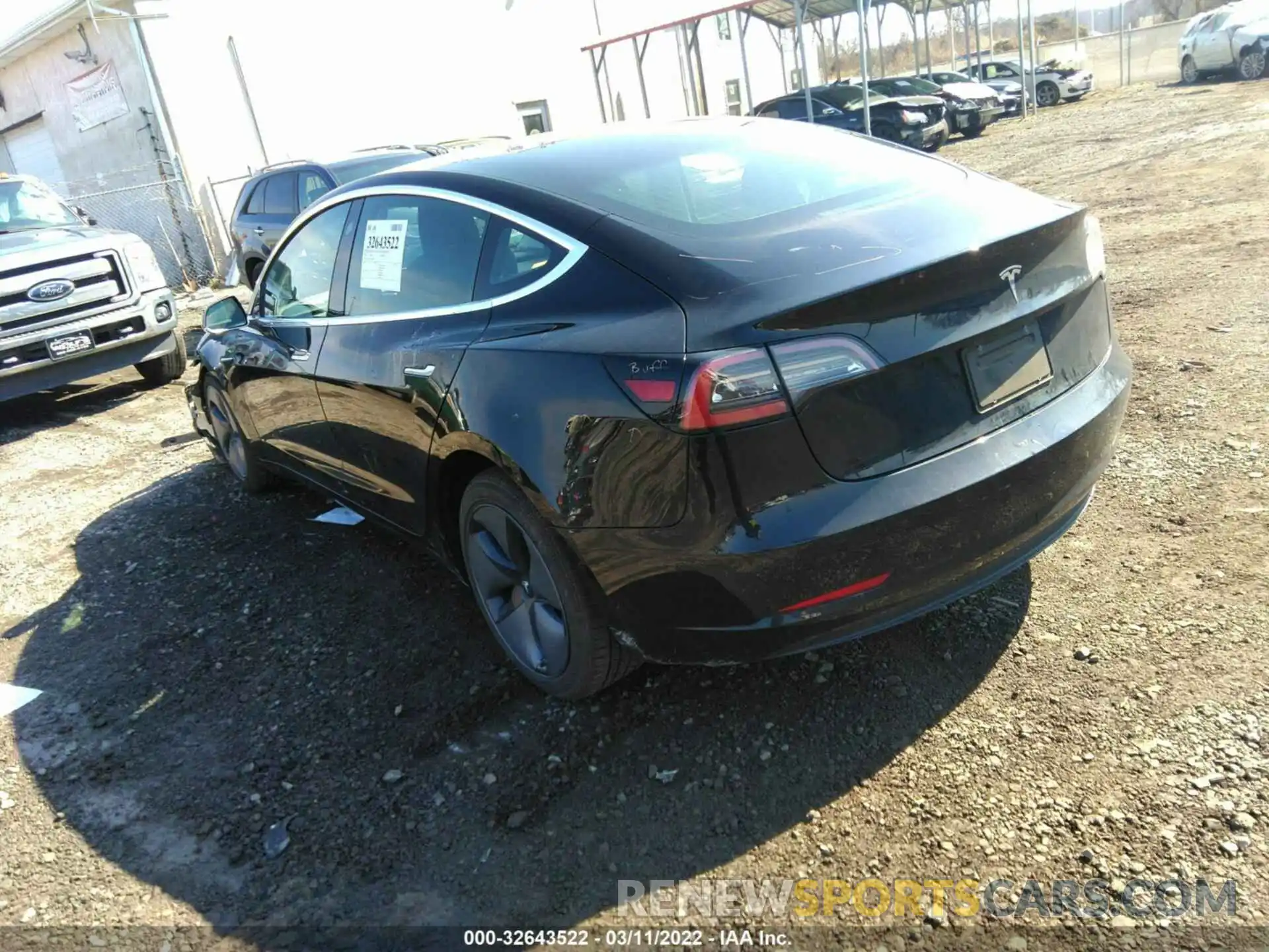 3 Photograph of a damaged car 5YJ3E1EA3KF304479 TESLA MODEL 3 2019