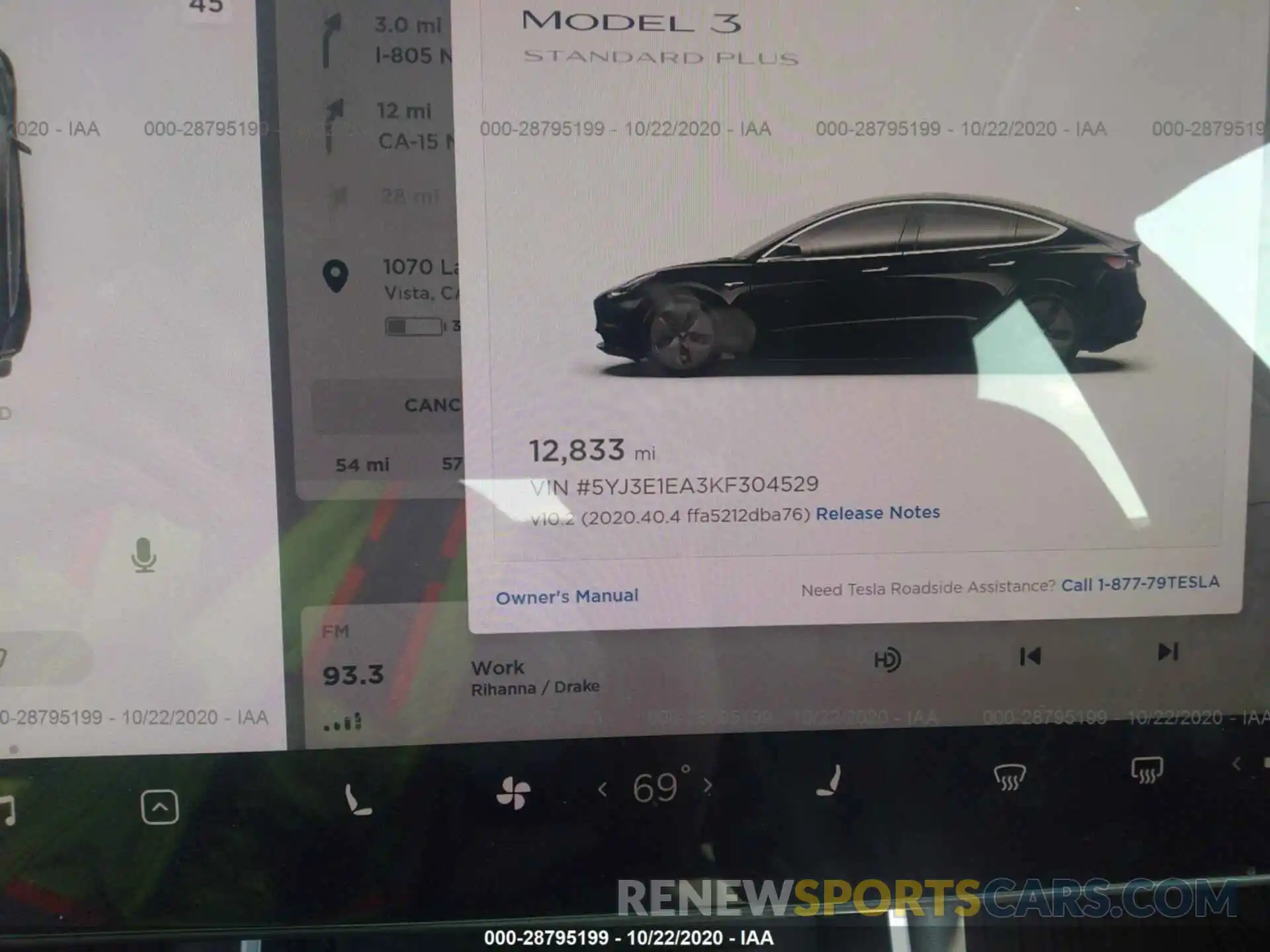 7 Photograph of a damaged car 5YJ3E1EA3KF304529 TESLA MODEL 3 2019