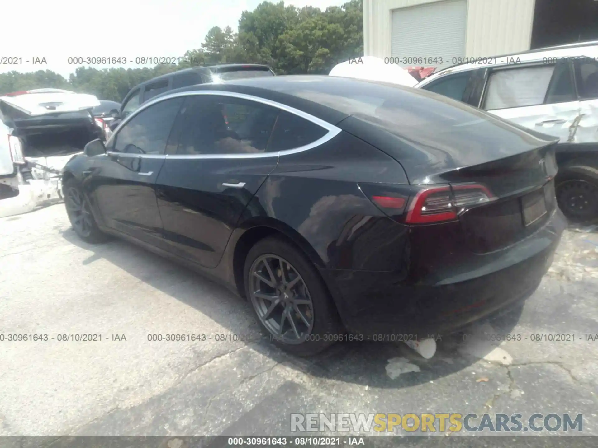 3 Photograph of a damaged car 5YJ3E1EA3KF305650 TESLA MODEL 3 2019